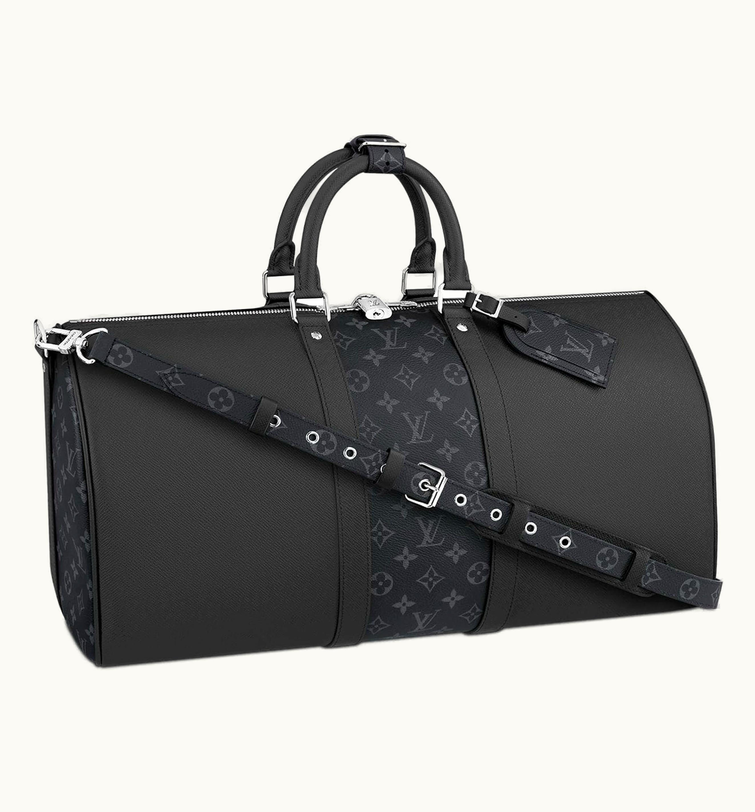 Louis Vuitton Louis Vuitton Keepall 50 Bandouliere Monogram Eclipse Black