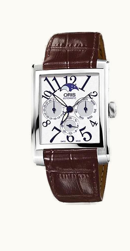 Oris Rectangular Complication Stainless Steel / Silver - Arabic