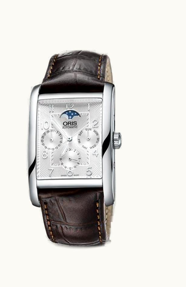 Oris Rectangular Complication Stainless Steel / Silver - Arabic
