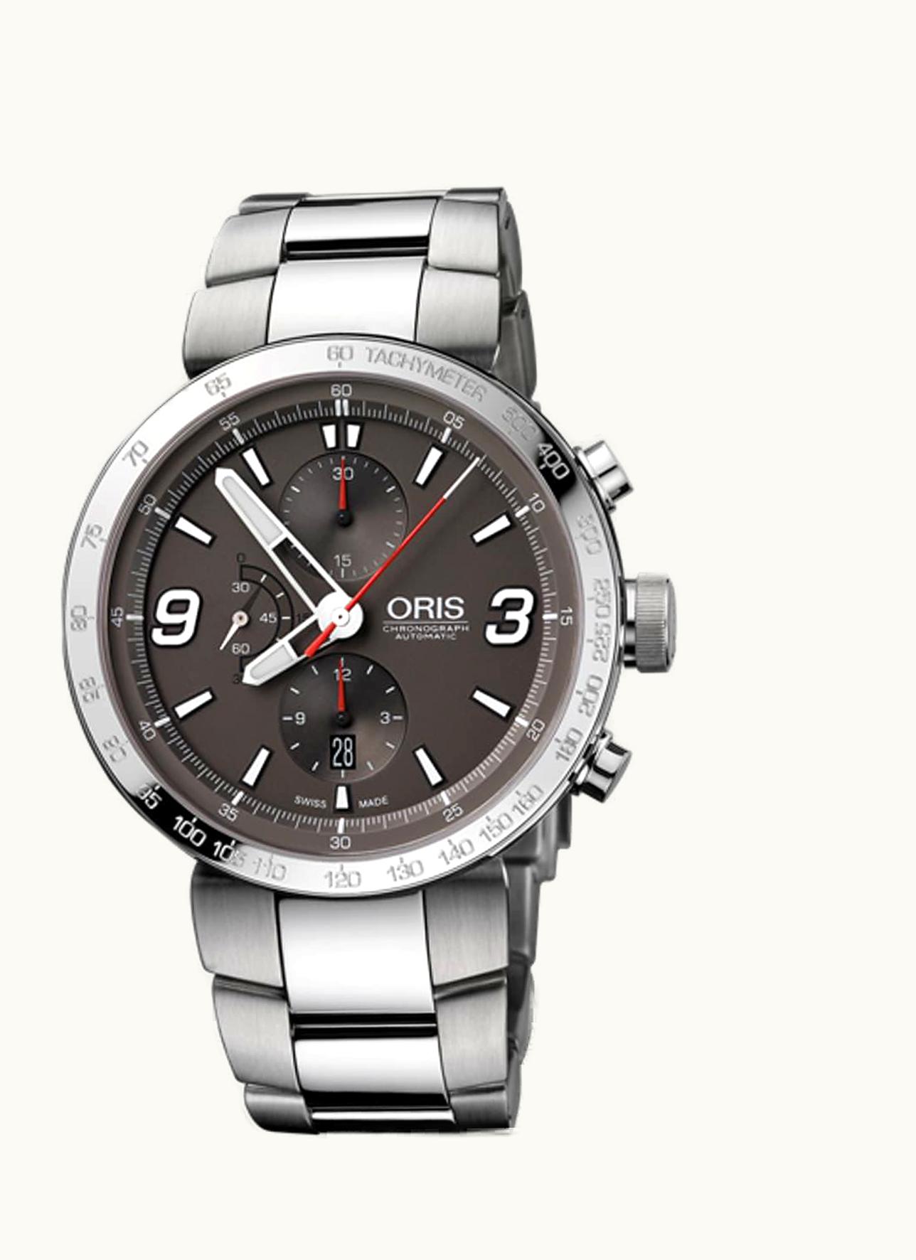 Oris TT1 Chronograph Stainless Steel / Grey