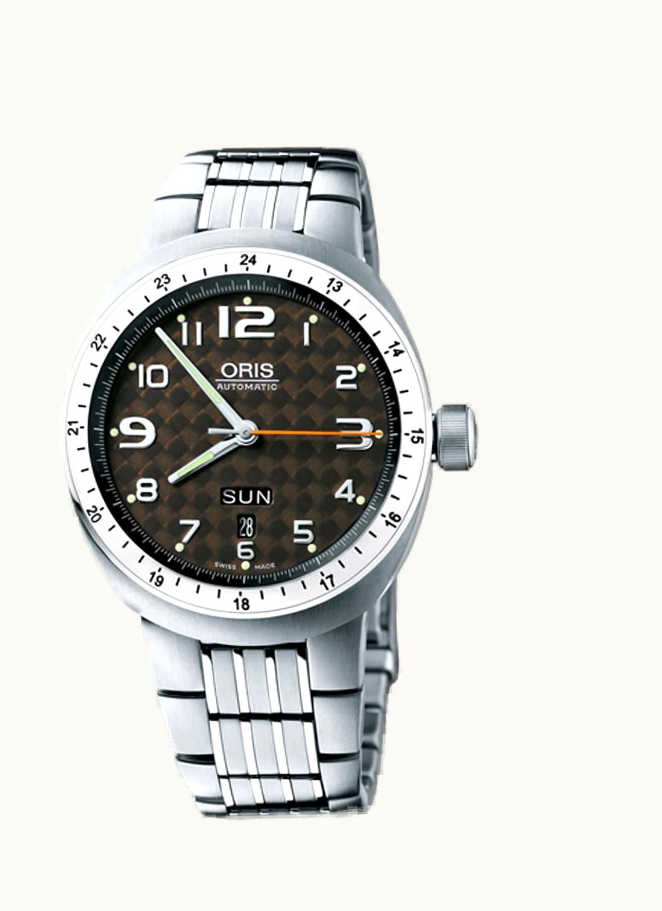 Oris TT3 Day Date Titanium / Brown / Bracelet