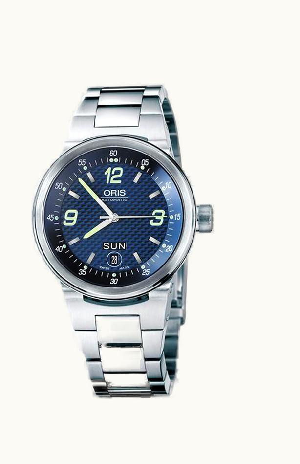 Oris WilliamsF1 Team Day Date 40.5 Stainless Steel / Blue / Bracelet