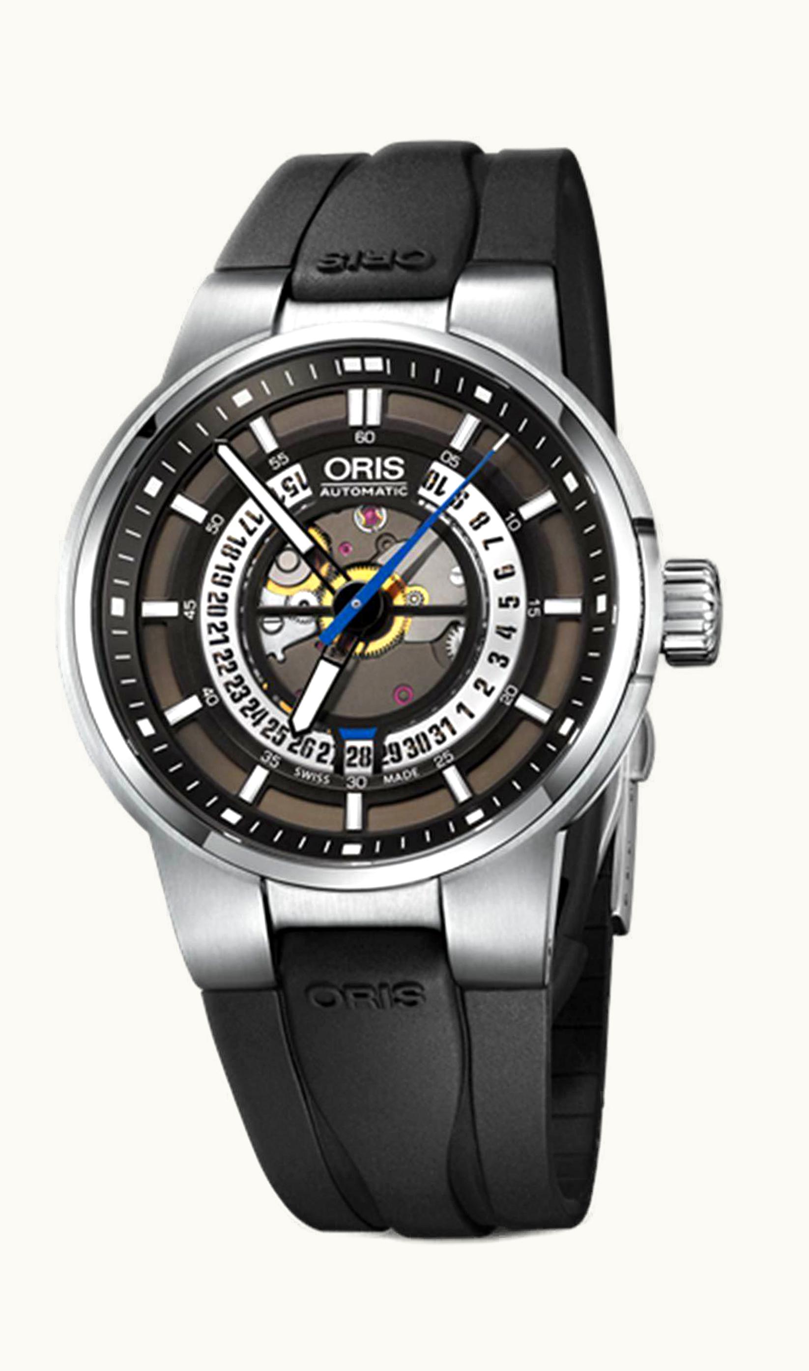 Oris Williams Engine Date 42 Stainless Steel / Rubber