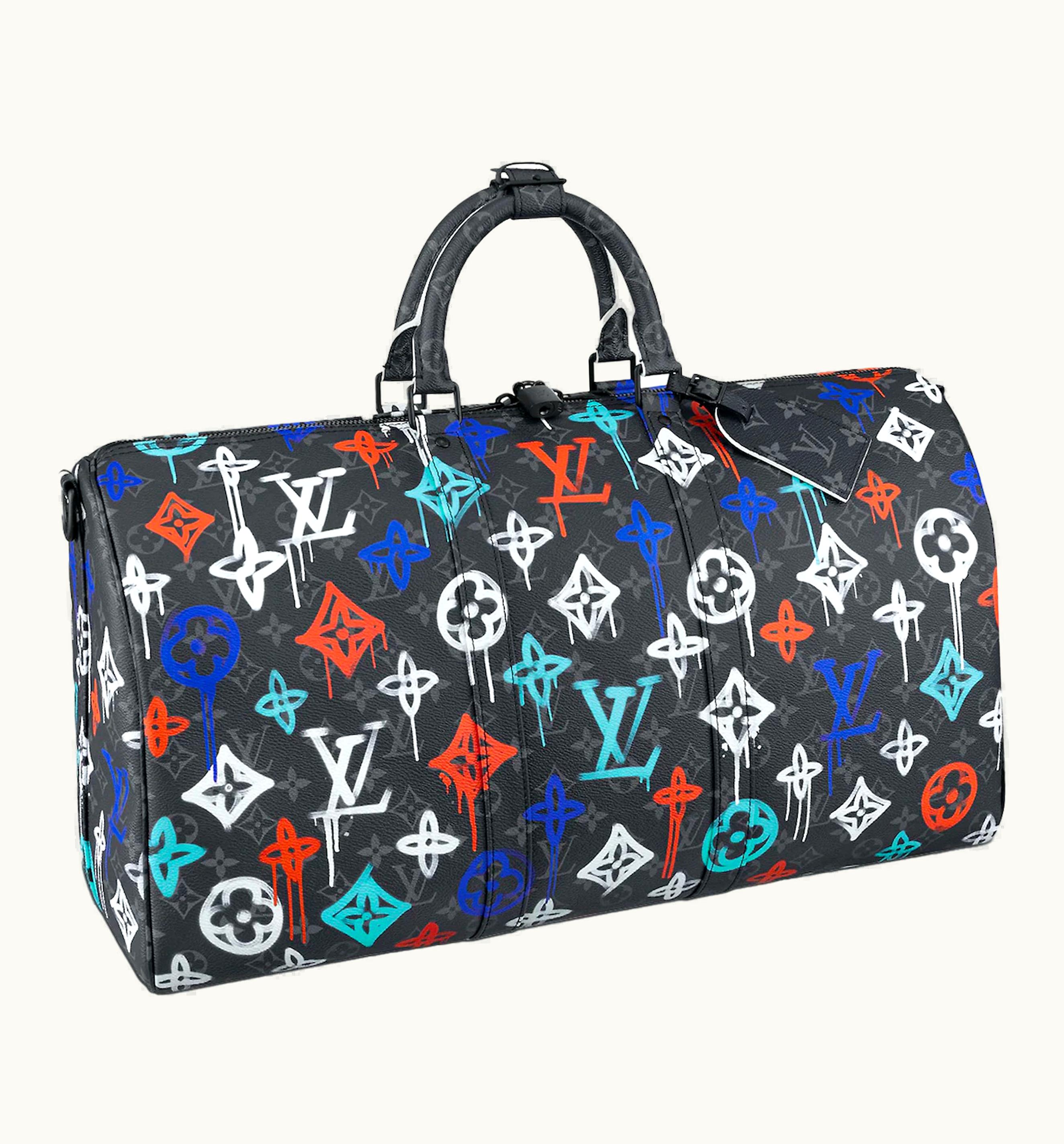 Louis Vuitton Louis Vuitton Keepall Bandoulière 50 LV Graffiti Multicolor
