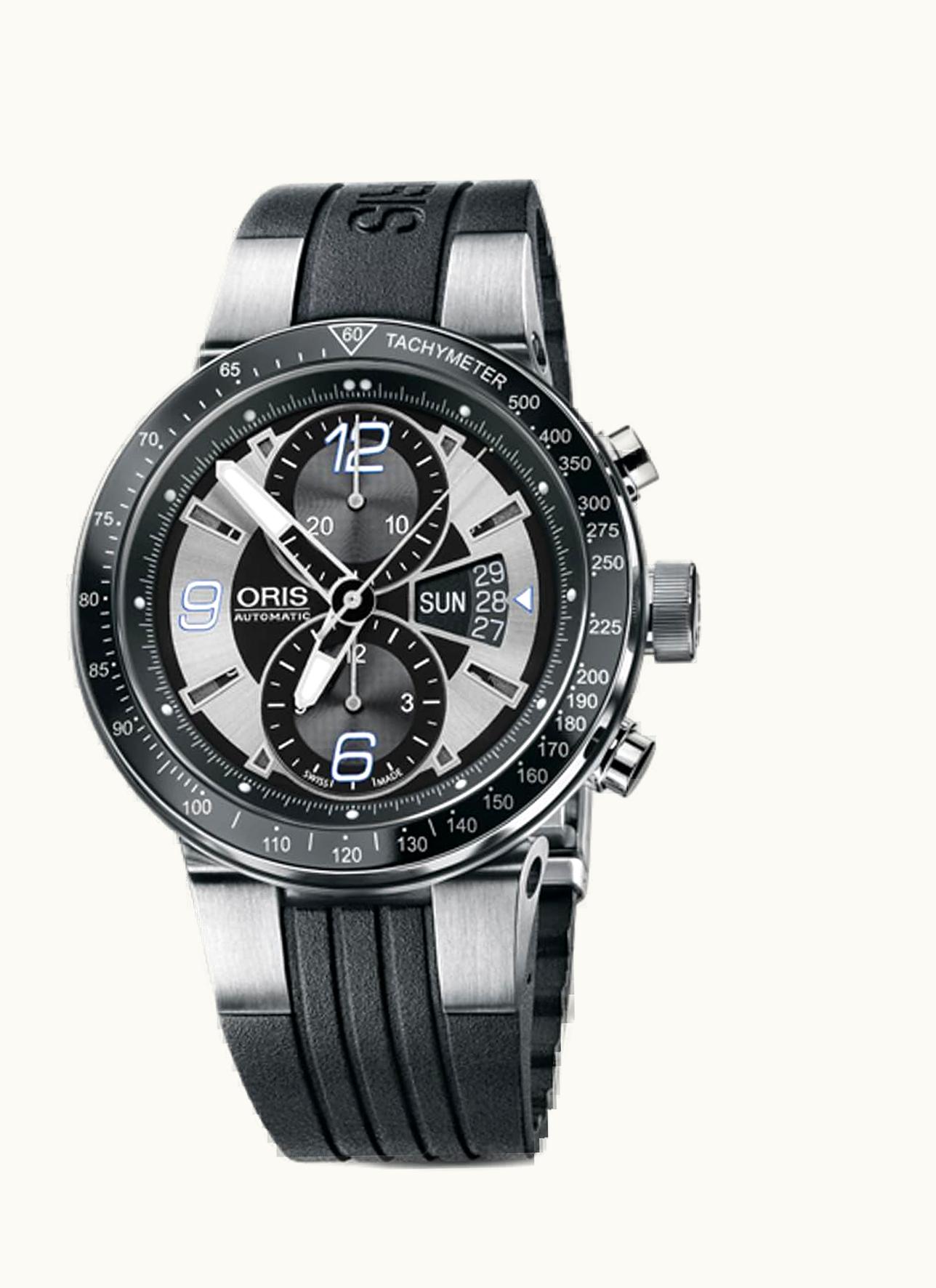 Oris WilliamsF1 Team Chronograph 45 Stainless Steel / Silver / Rubber