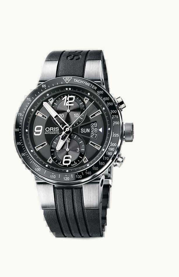 Oris WilliamsF1 Team Day Date 40.5 Stainless Steel / Black - Yellow / Bracelet