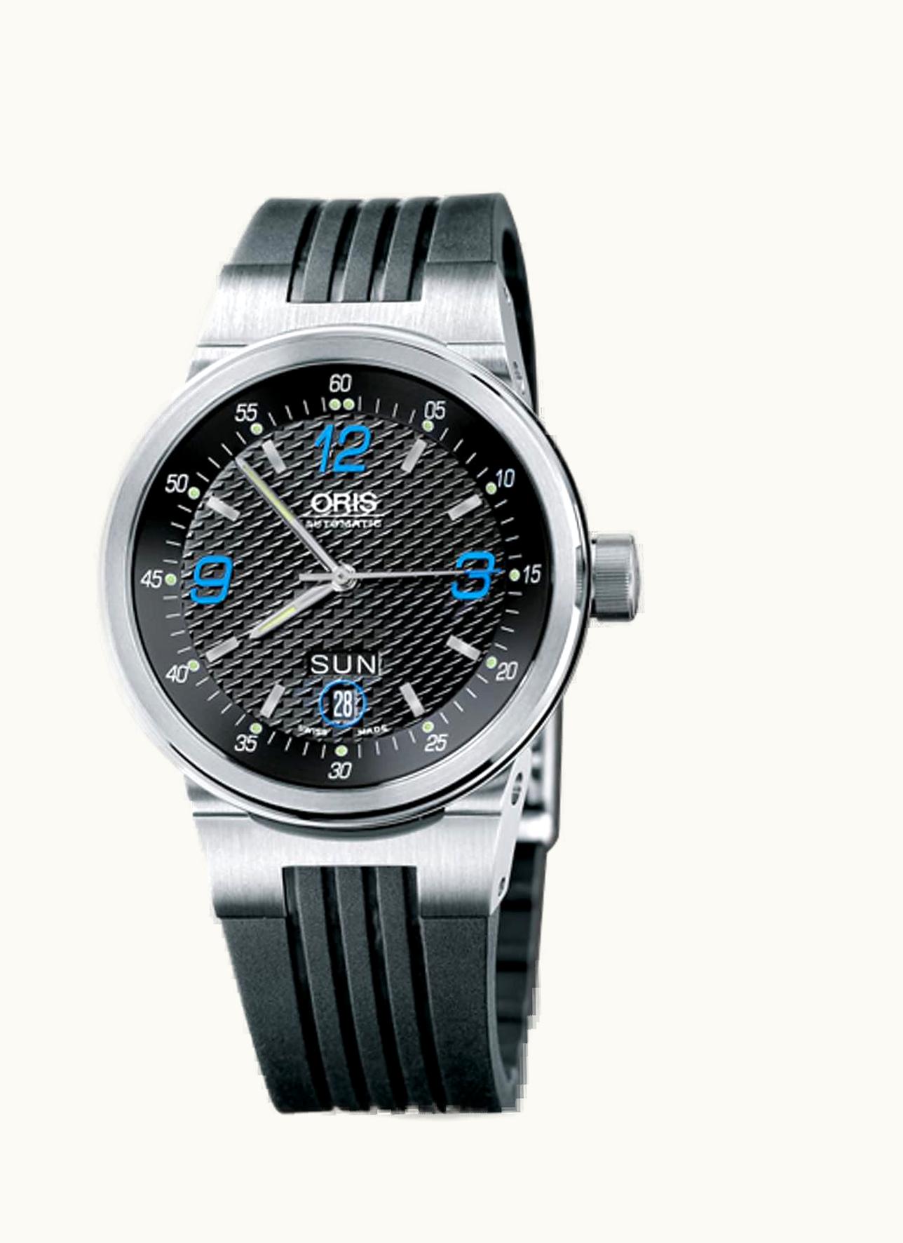 Oris WilliamsF1 Team Day Date 40.5 Stainless Steel / Black - Blue / Rubber