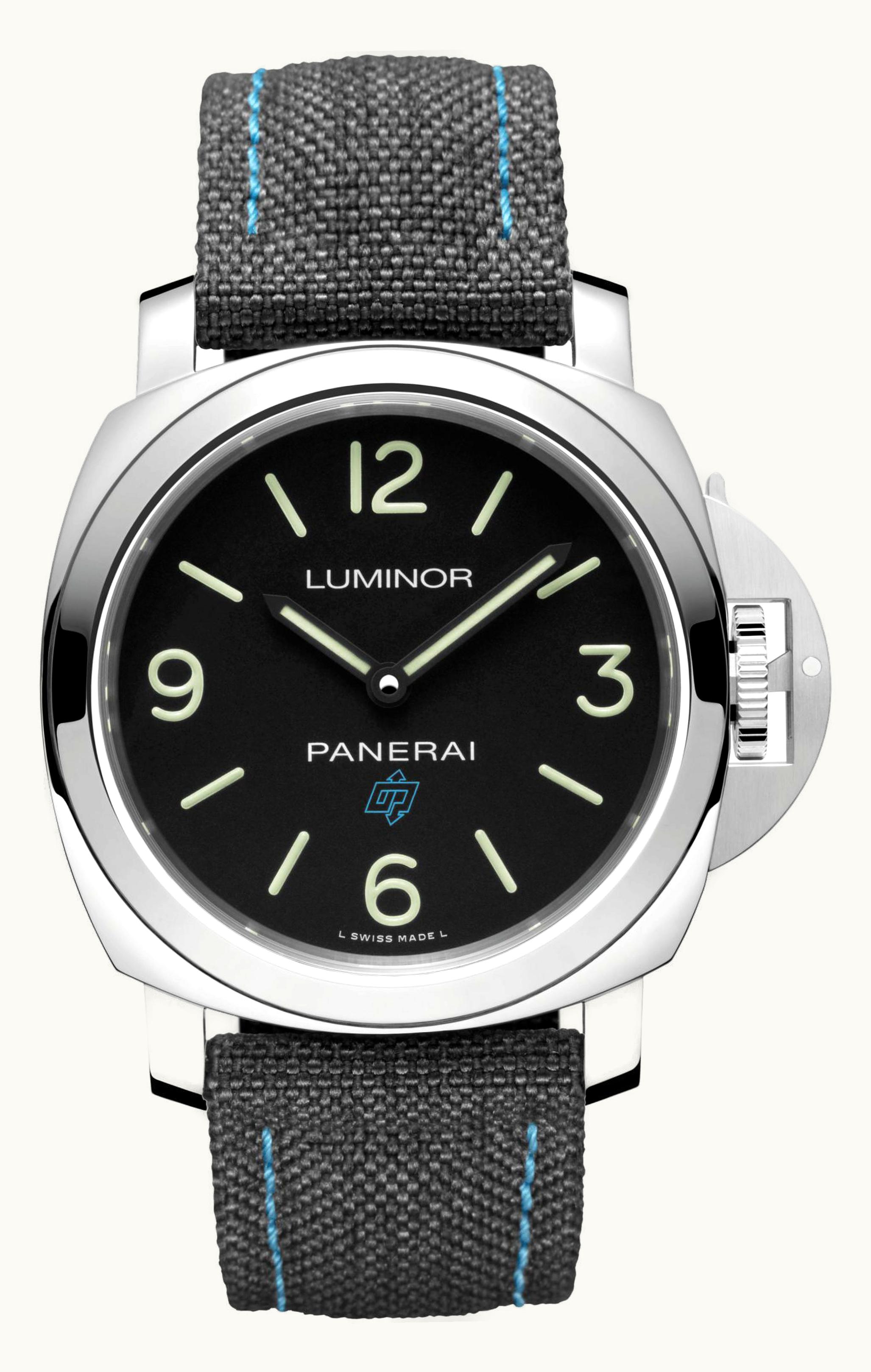 Panerai Luminor Base 44 Logo 3 Days Black - Blue OP