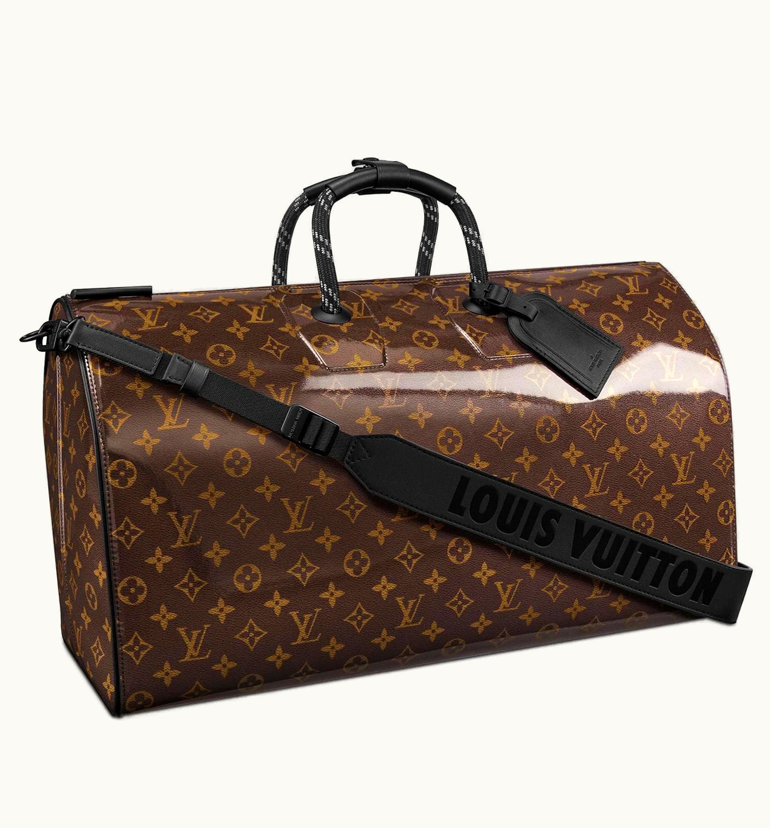 Louis Vuitton Louis Vuitton Keepall Bandouliere Monogram Glaze 50 Brown Luxury Travel Bag