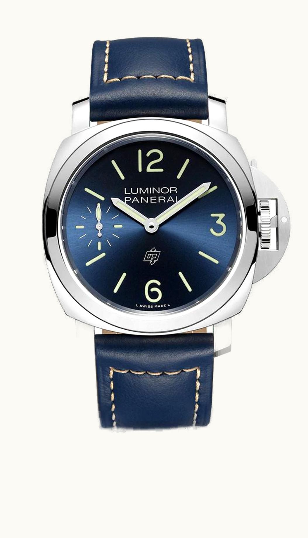 Panerai Luminor Marina Logo Blu Mare