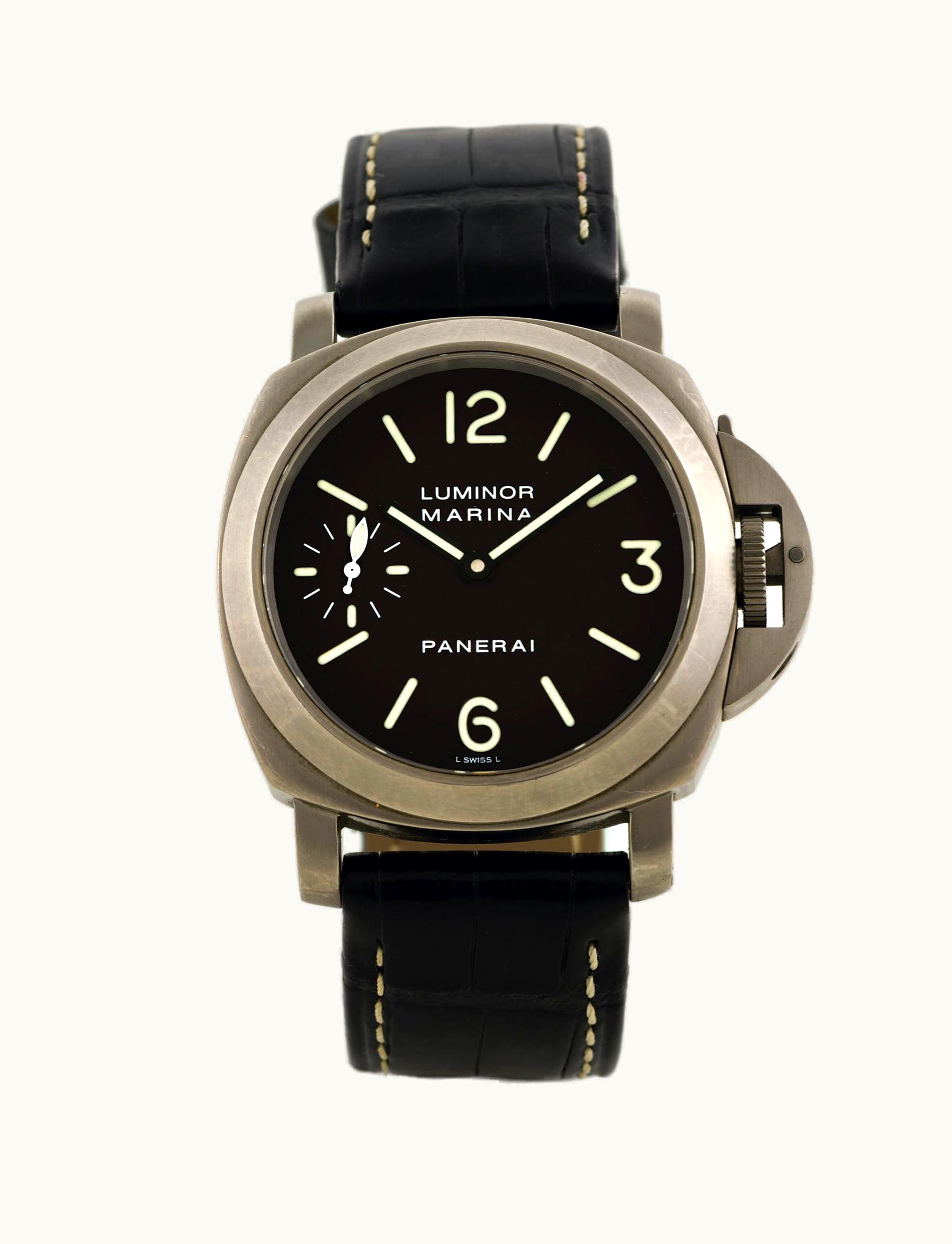 Panerai Luminor Marina Titanium Brown