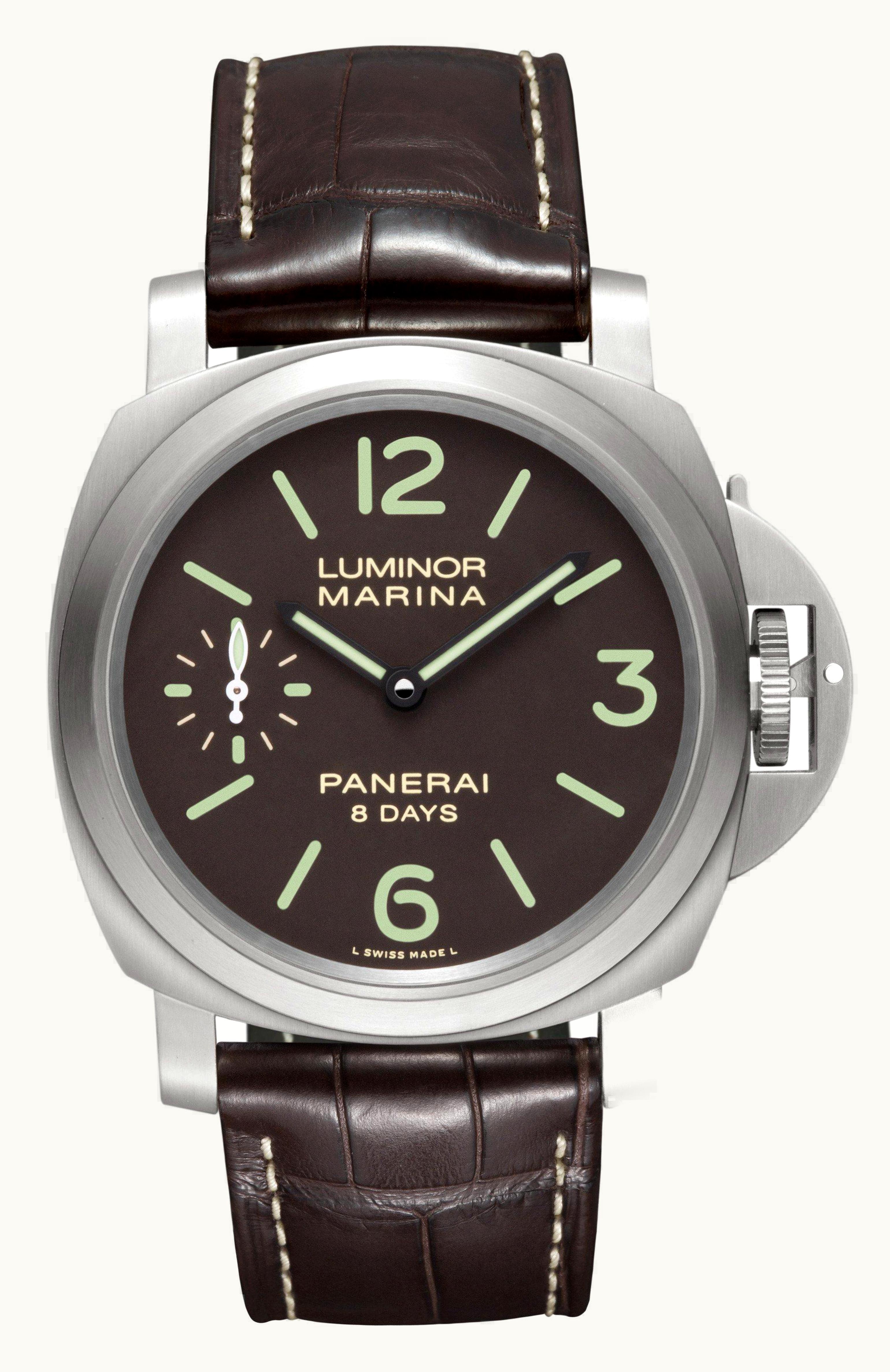 Panerai Luminor Marina 44 8 Days Titanium / Brown
