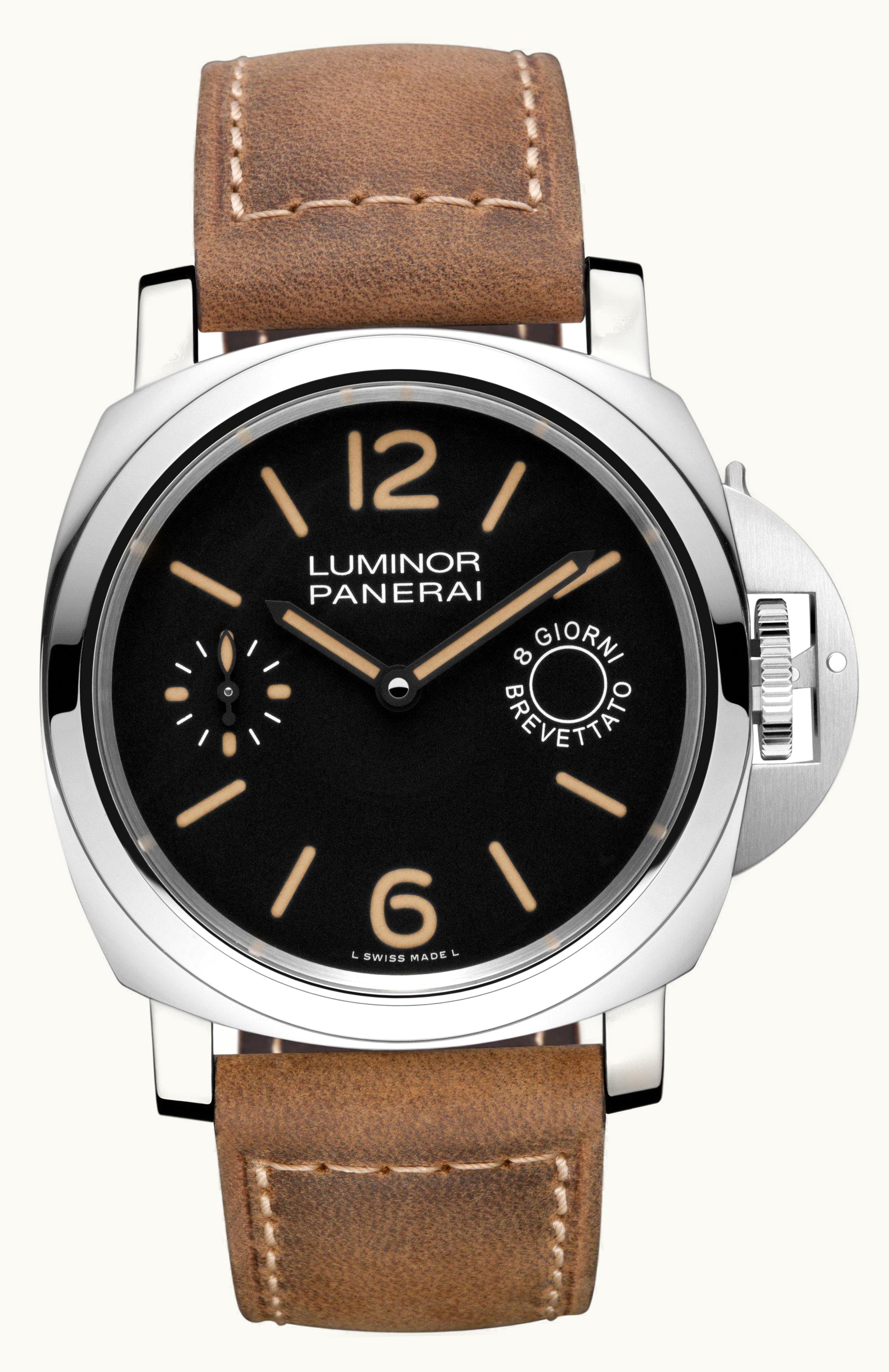 Panerai Luminor Marina 44 8 Days Stainless Steel / Black - Brevettato
