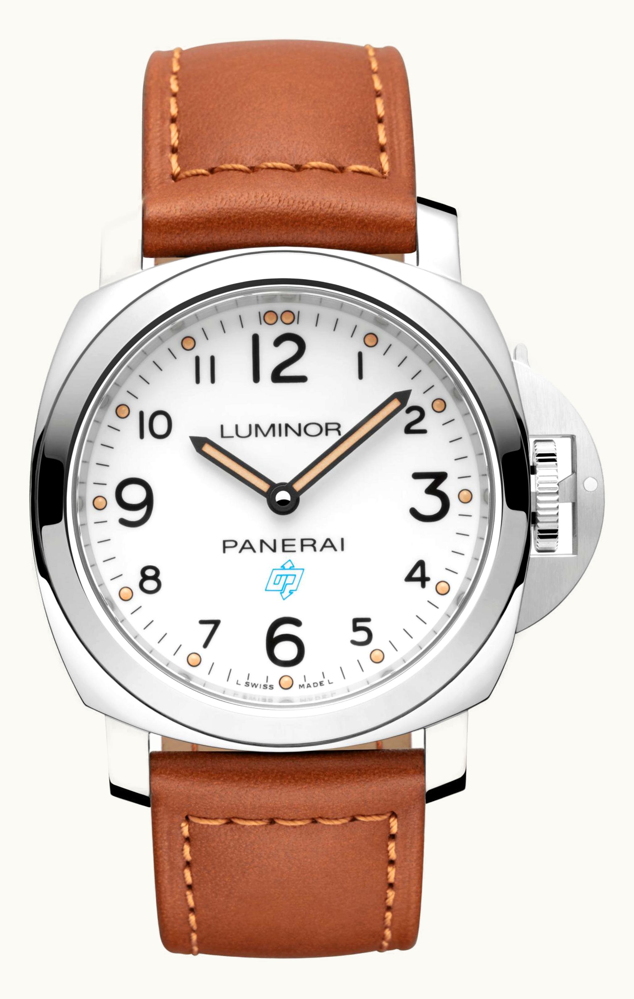 Panerai Luminor Base 44 Logo 3 Days White / Blue OP