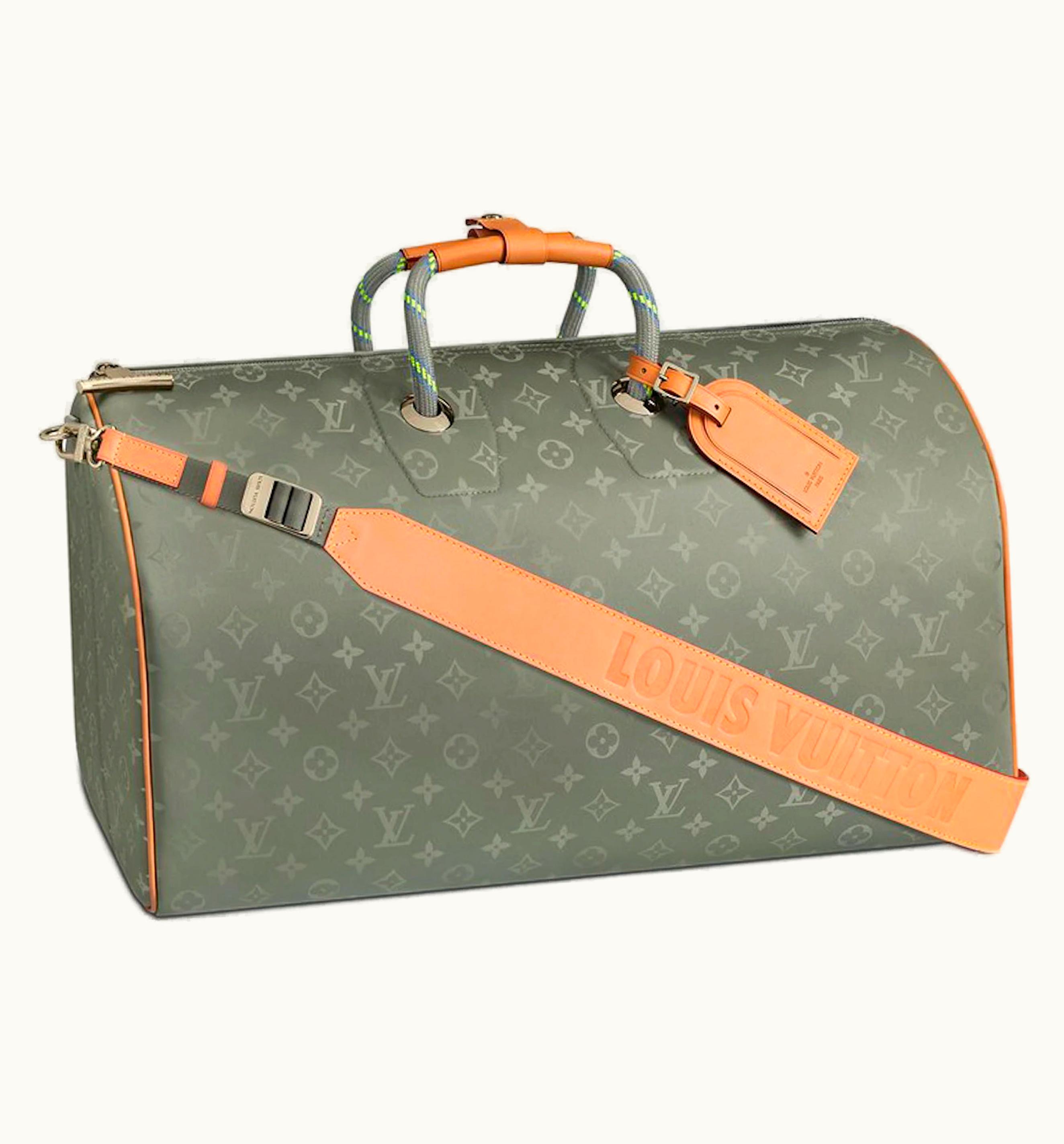 Louis Vuitton Louis Vuitton Keepall Bandouliere Monogram Titanium 50 Grey Luxury Travel Duffel Bag