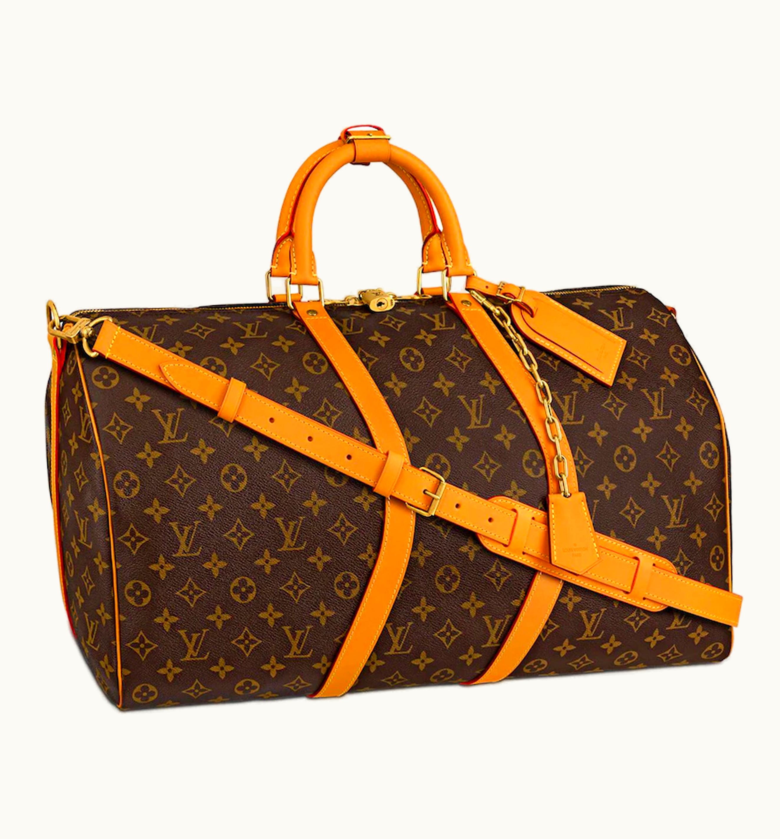 Louis Vuitton Louis Vuitton Keepall Bandouliere Wavy Monogram Legacy 50 Brown UZ0112051
