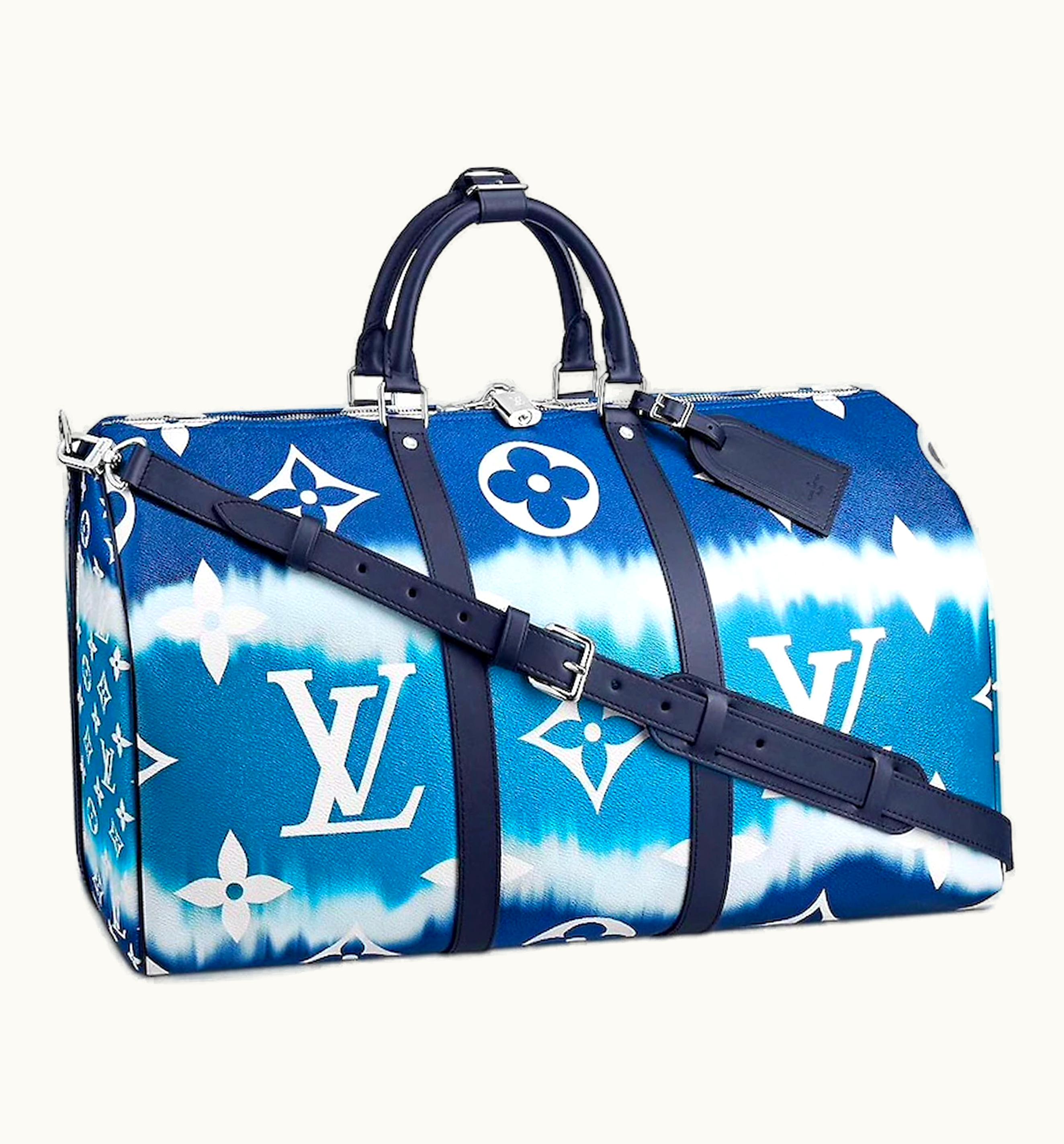 Louis Vuitton Louis Vuitton Keepall Bandouliere LV Escale 50 Bleu Travel Bag