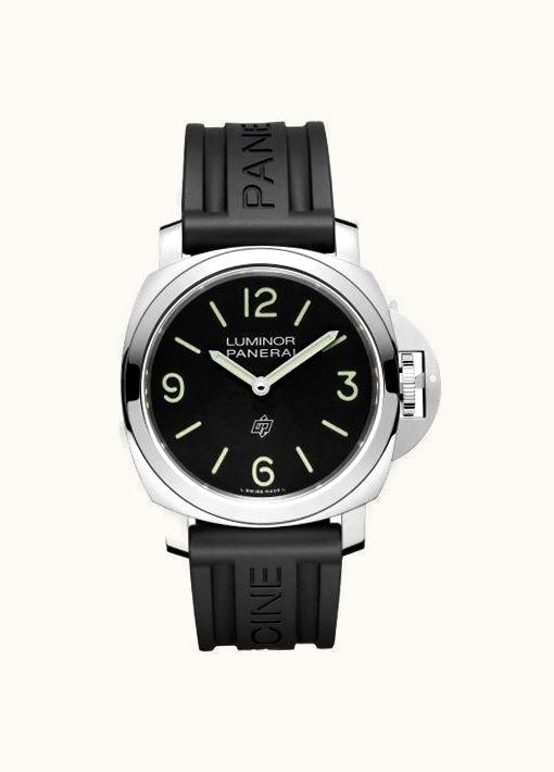 Panerai Luminor Base 44 Logo 3 Days Stainless Steel / Black