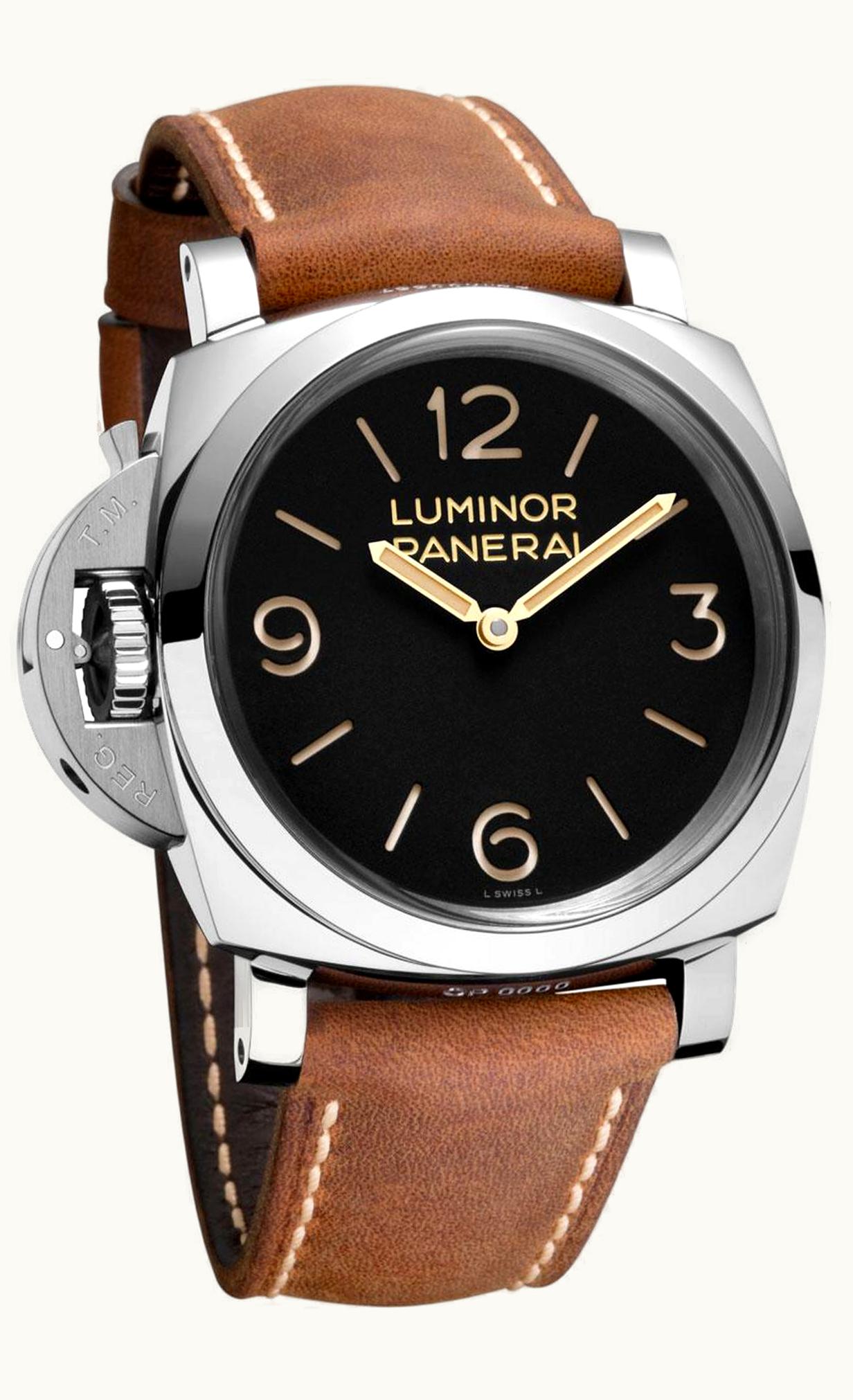 Panerai Luminor 1950 47 3 Days Stainless Steel / Black
