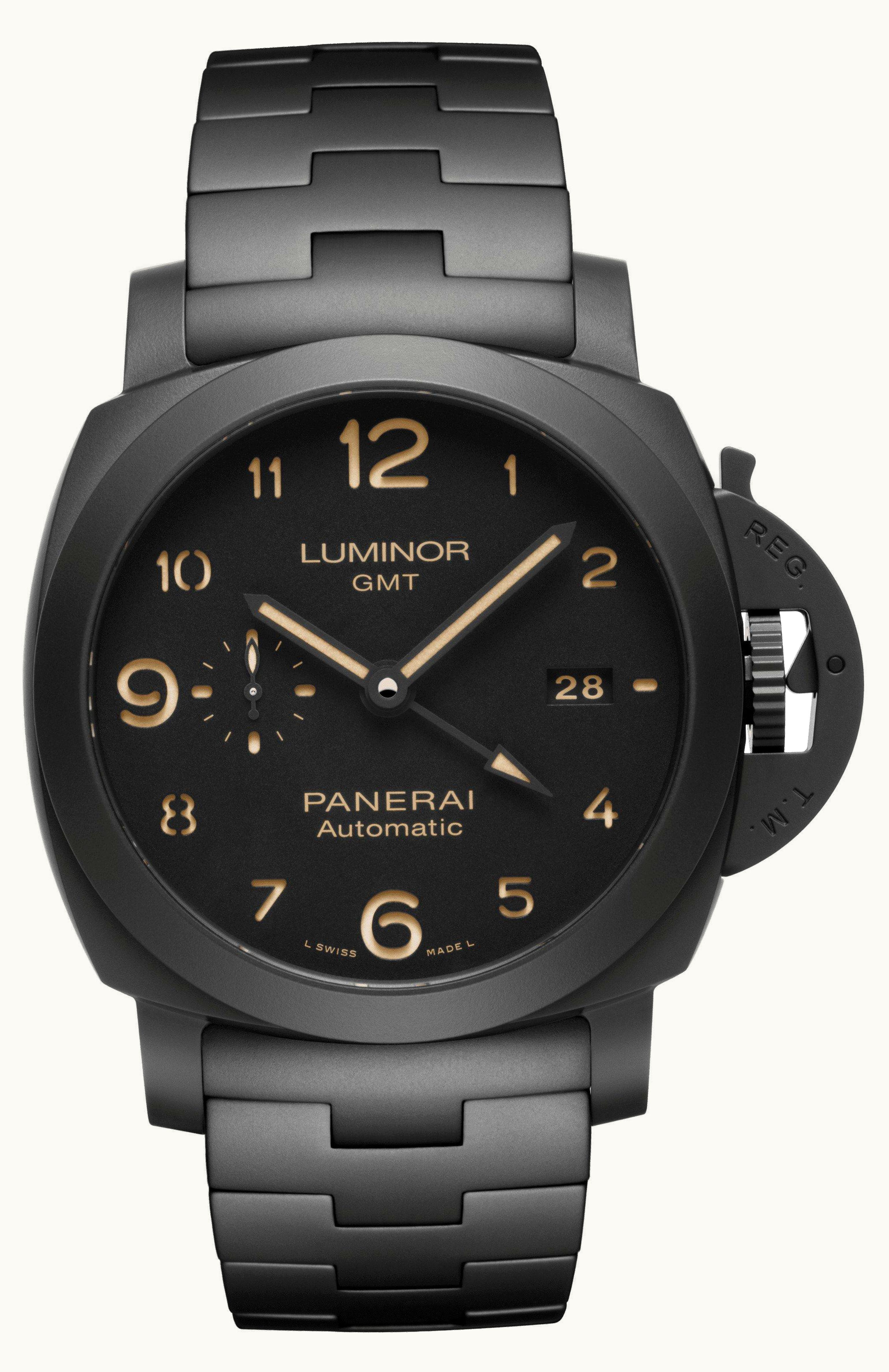 Panerai Luminor 1950 44 3 Days GMT Automatic Ceramic / Tuttonero