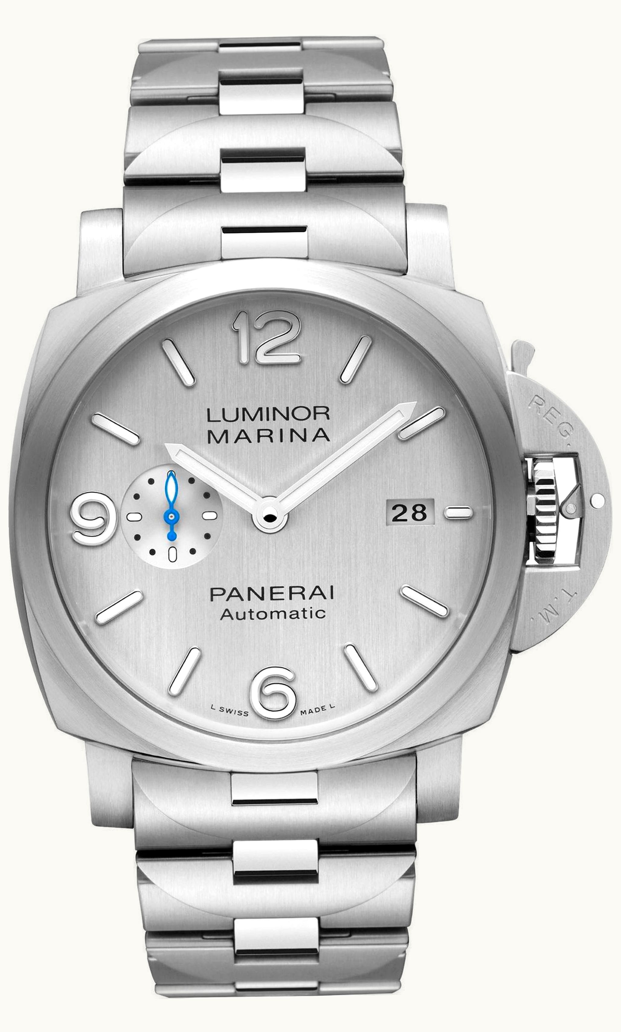 Panerai Luminor 1950  Marina 44 3 Days Automatic Stainless Steel / Silver / Bracelet