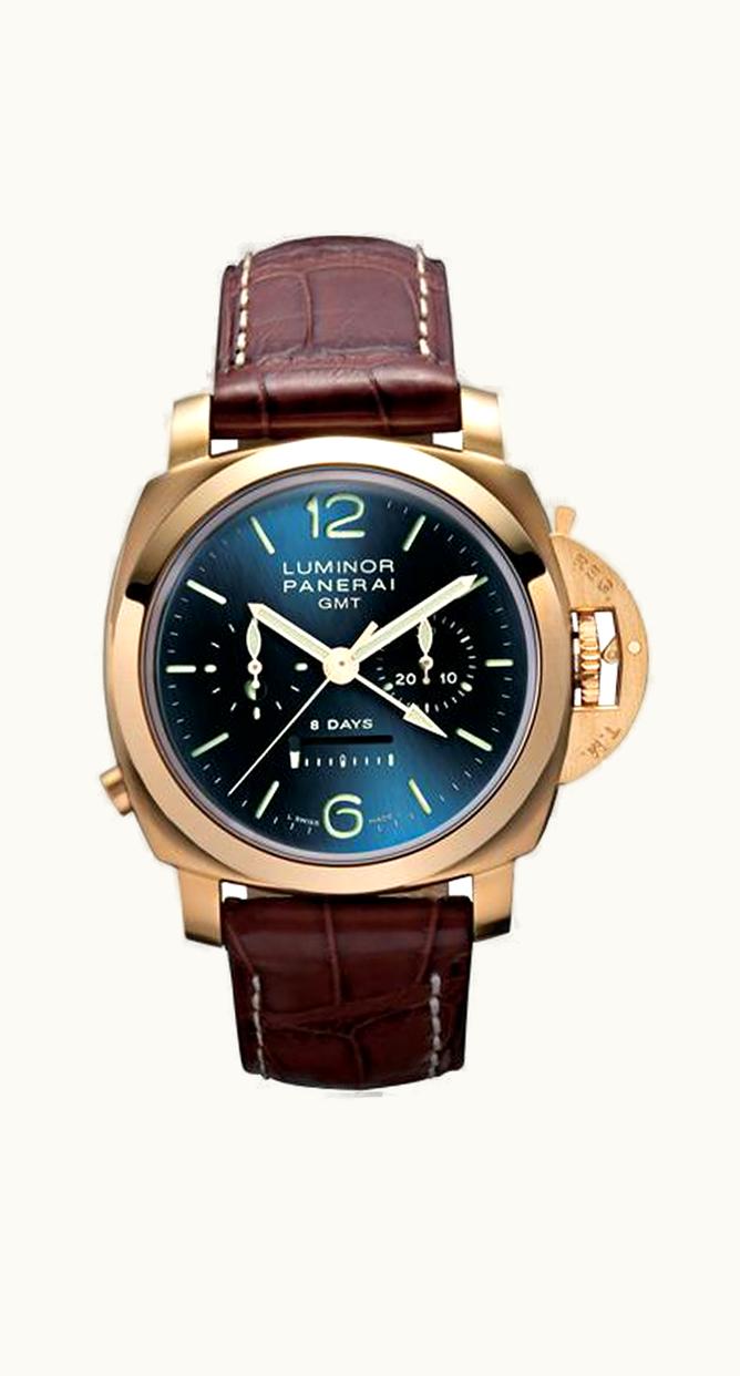 Panerai Luminor 1950 8 Days GMT Monopulsante Pink Gold