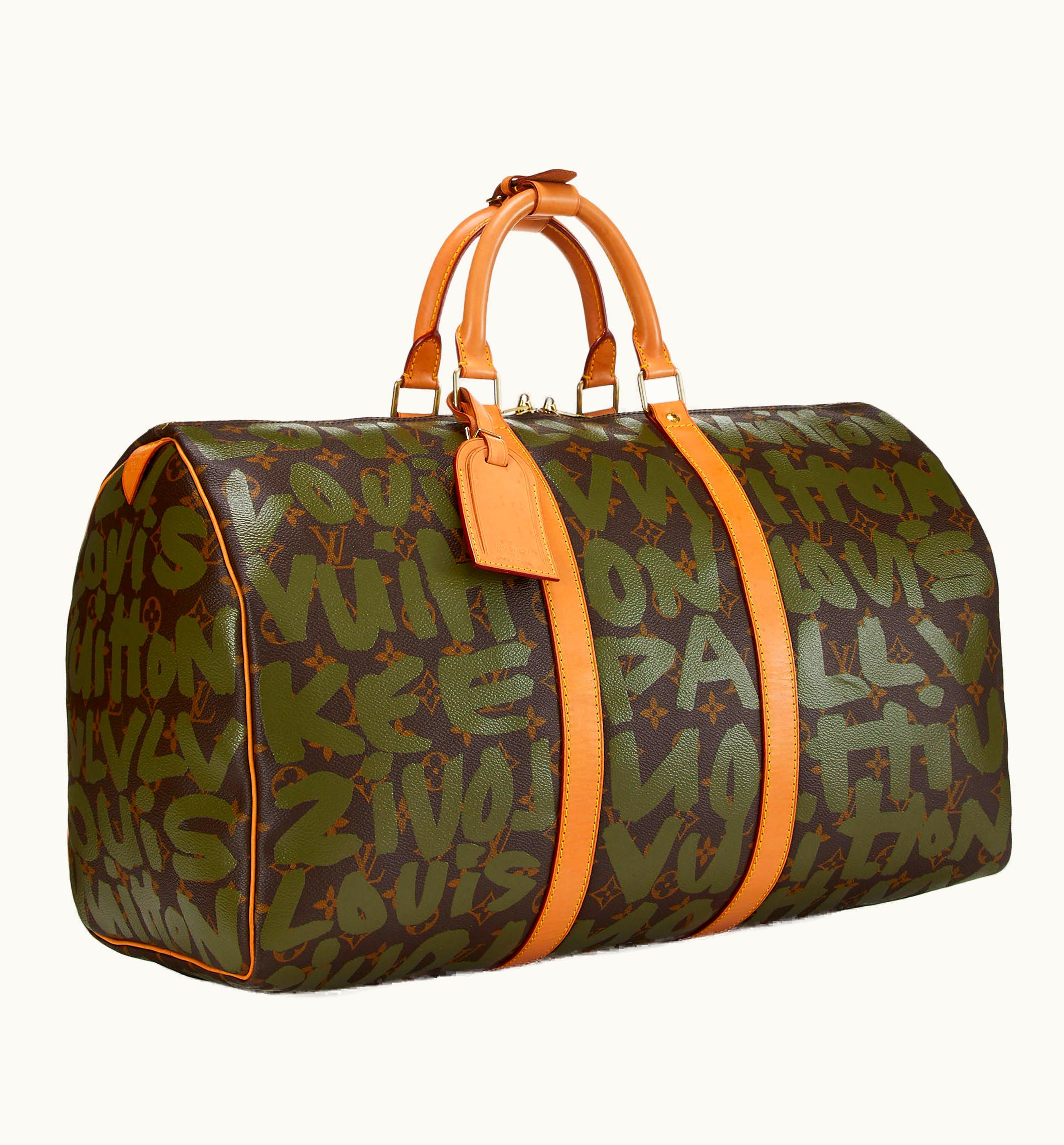 Louis Vuitton Louis Vuitton X Stephen Sprouse Keepall Monogram Graffiti 50 Brown/Khaki