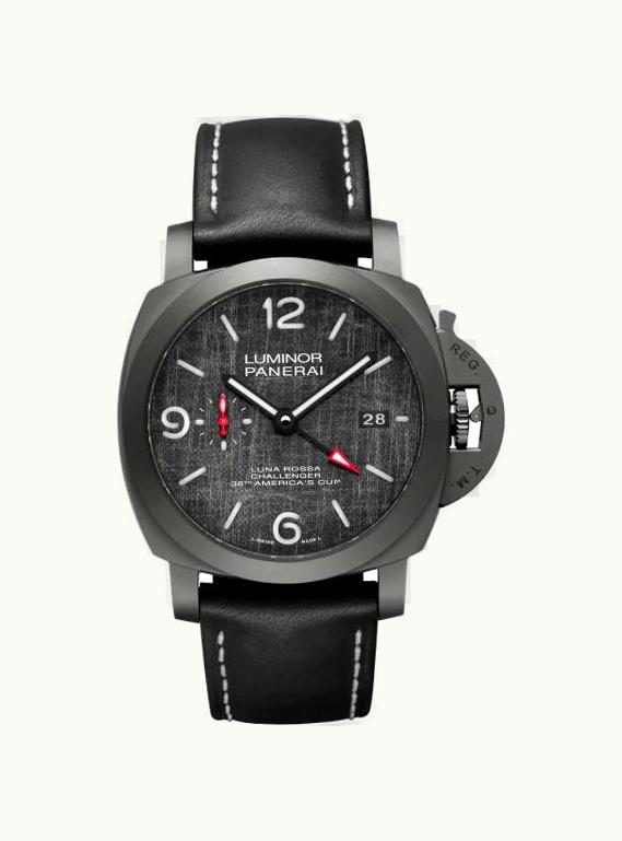 Panerai Luminor 1950 44 3 Days GMT Automatic Titanium DLC / Luna Rossa