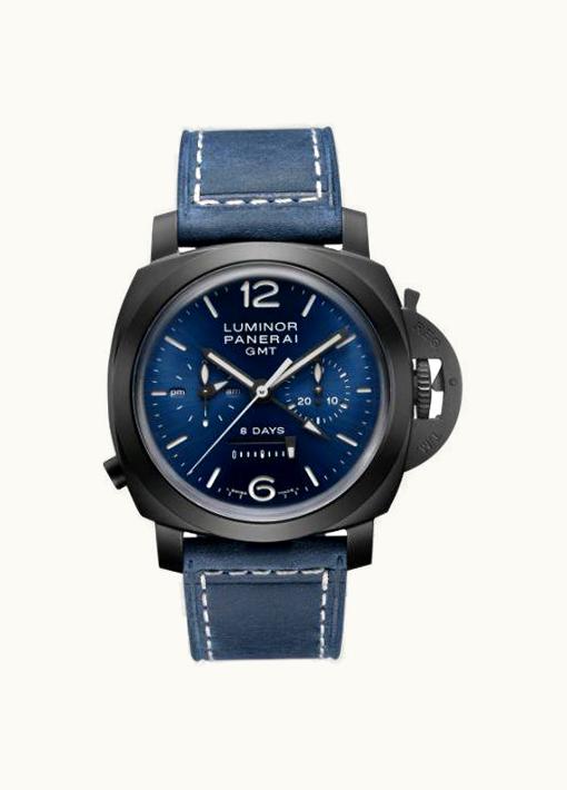 Panerai Luminor 1950 Chrono Monopulsante 8 Days GMT Blu Notte