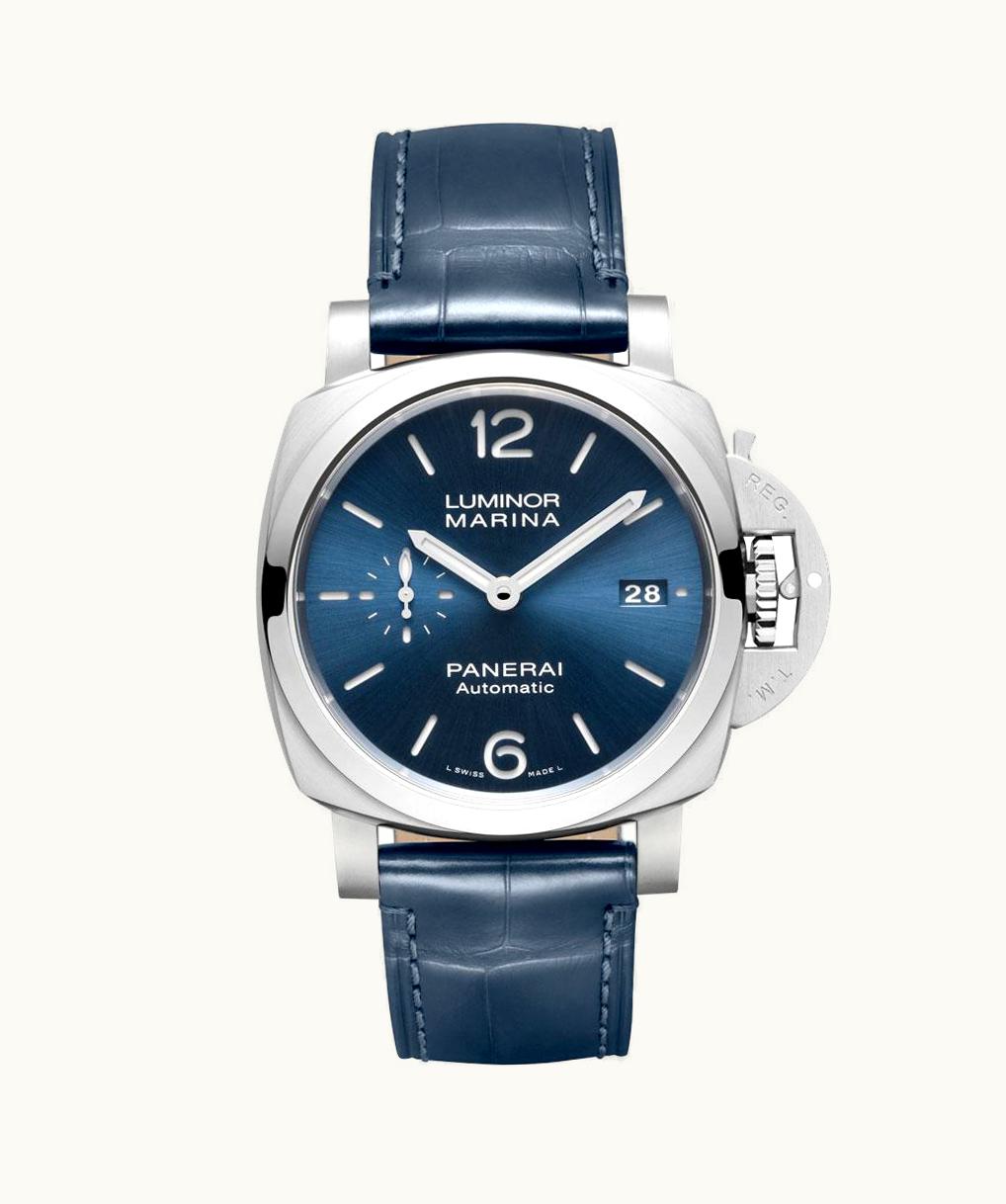 Panerai Luminor 1950 Marina 42 3 Days Automatic Stainless Steel / Blue