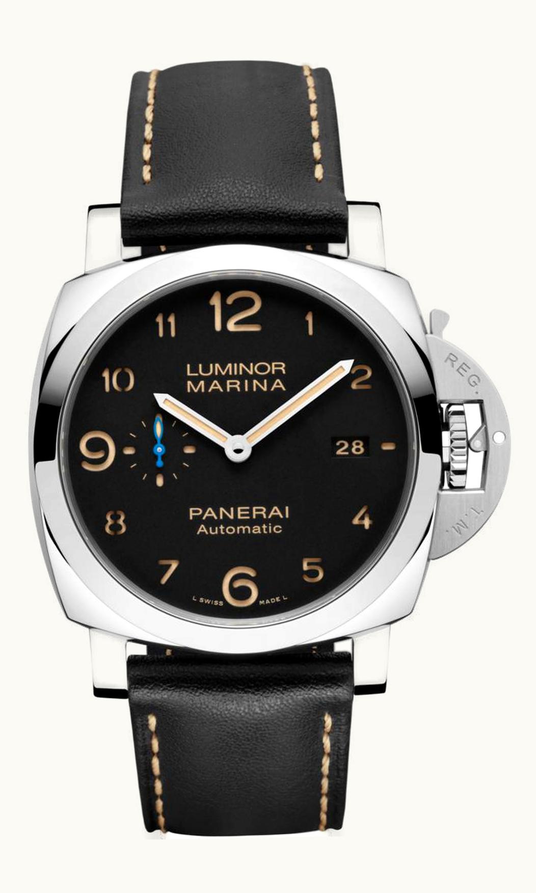 Panerai Luminor 1950 44 3 Days Automatic Stainless Steel / Black / Dirty Dial