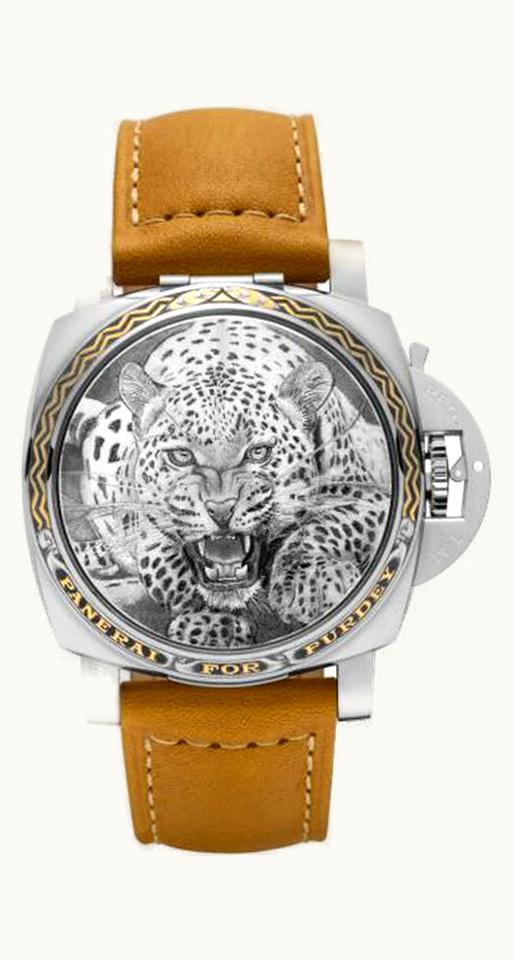 Panerai Luminor 1950 3 Days Automatic Acciaio Sealand for Purdey Leopard