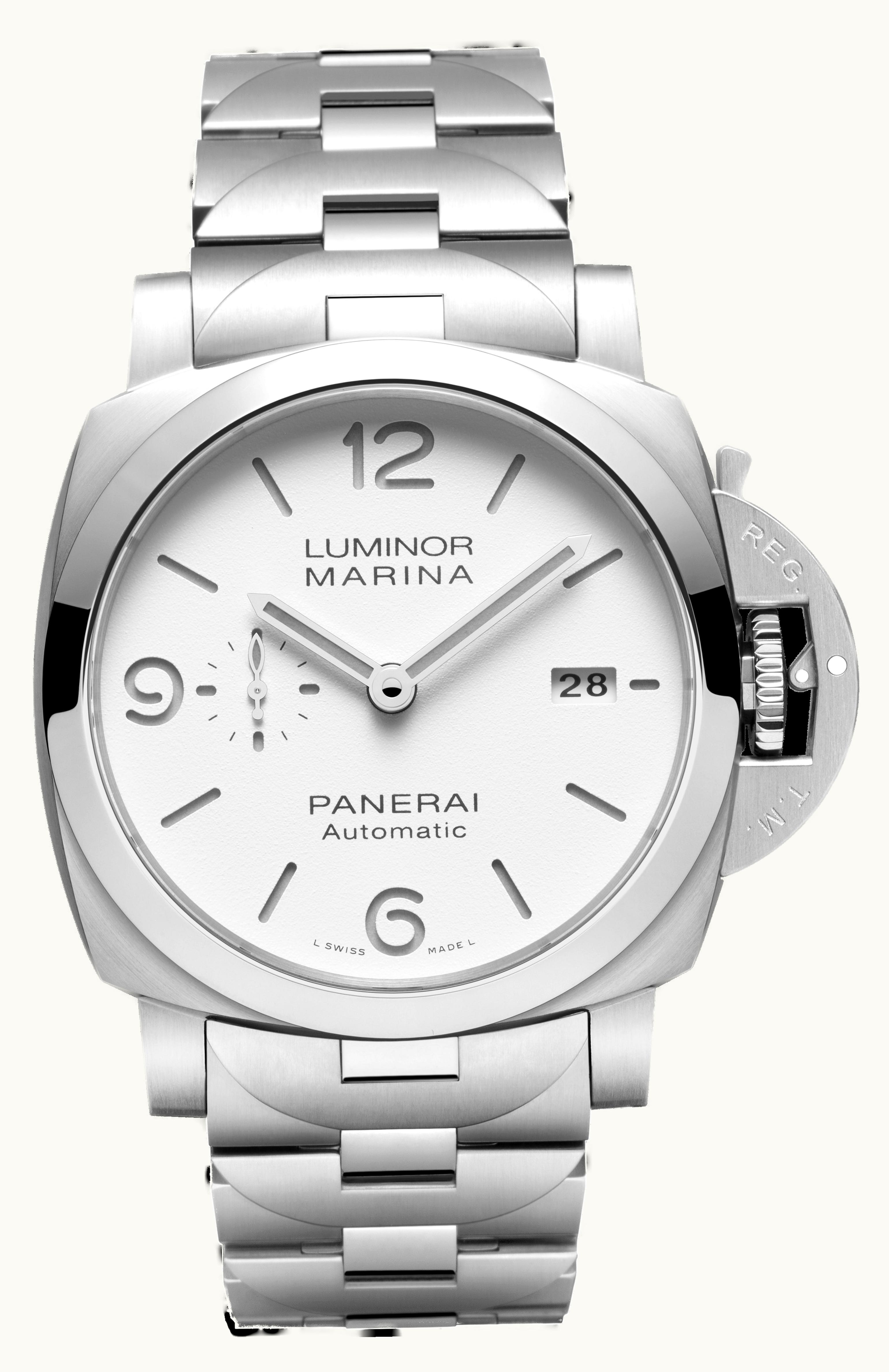 Panerai Luminor 1950 Marina 44 3 Days Automatic Stainless Steel / White / Bracelet