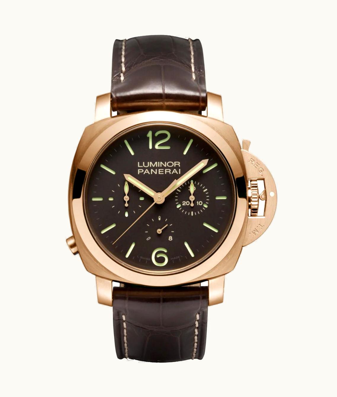 Panerai Luminor 1950 Chrono Monopulsante 8 Days Oro Rosa