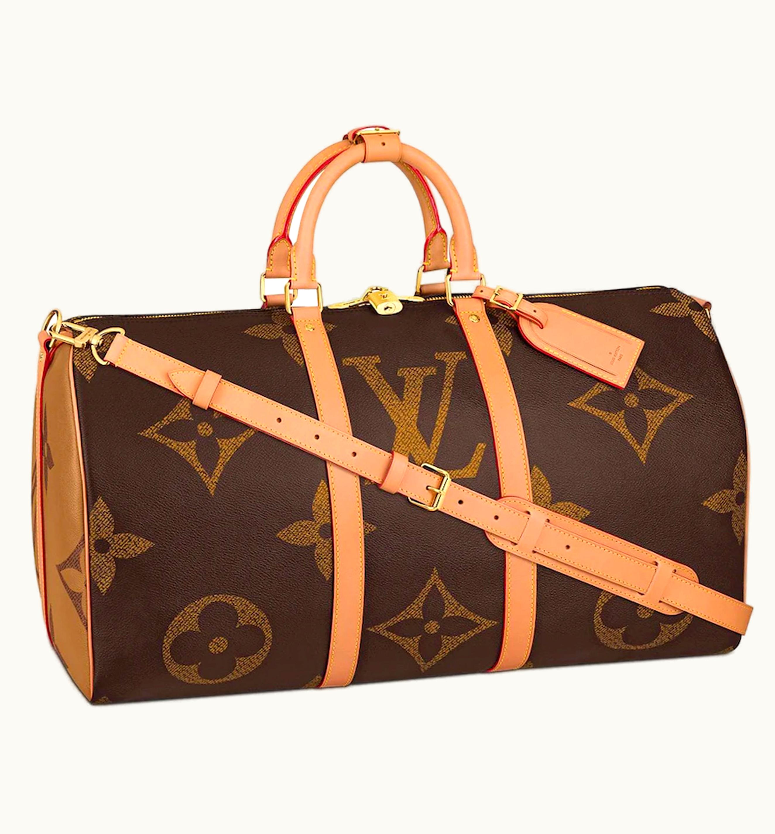 Louis Vuitton Louis Vuitton Keepall Bandouliere Monogram Giant Reverse 50 Brown Travel Bag