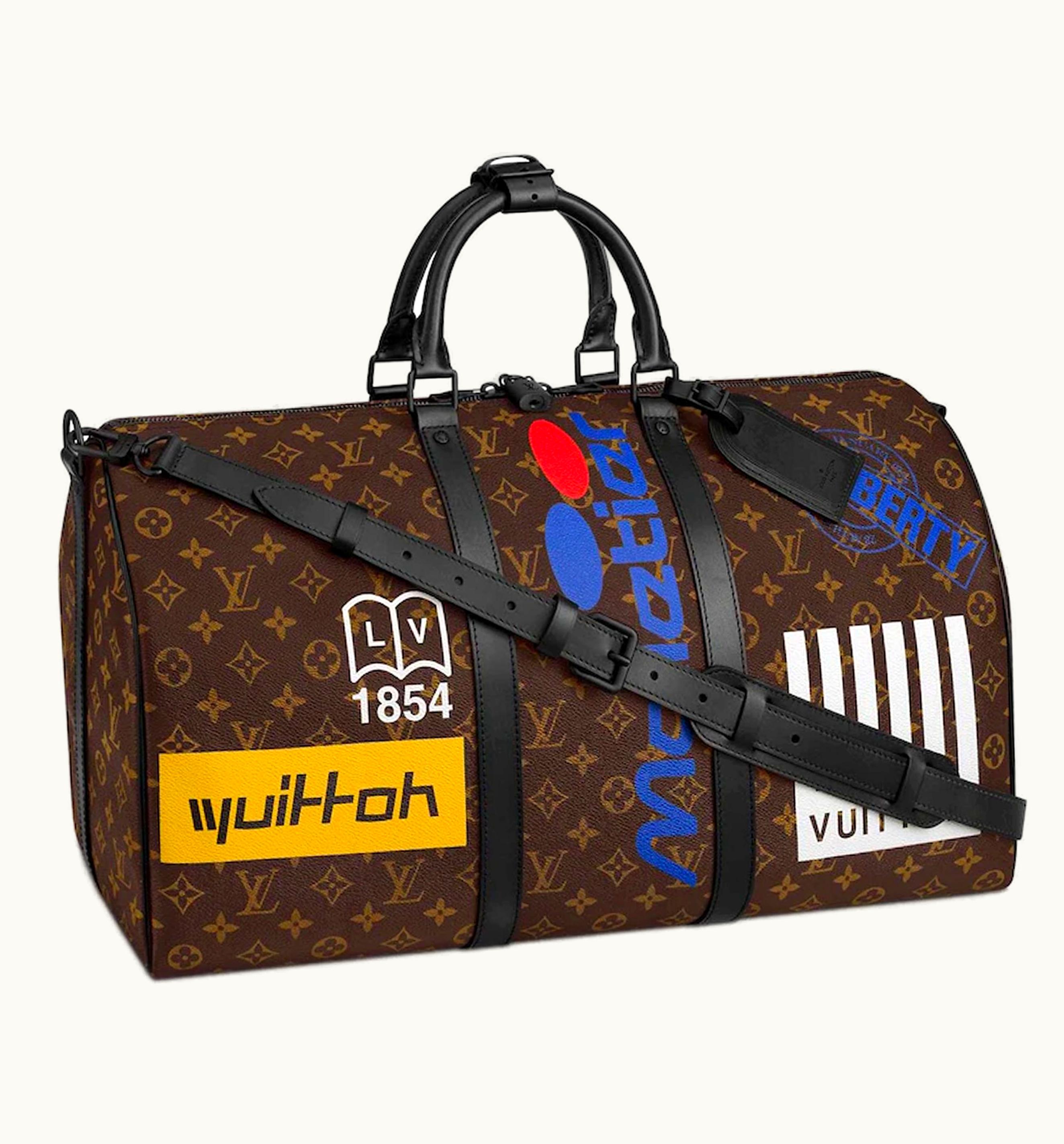 Louis Vuitton Louis Vuitton Keepall Bandouliere Monogram Logo Story 50 Brown Luxury Travel Bag