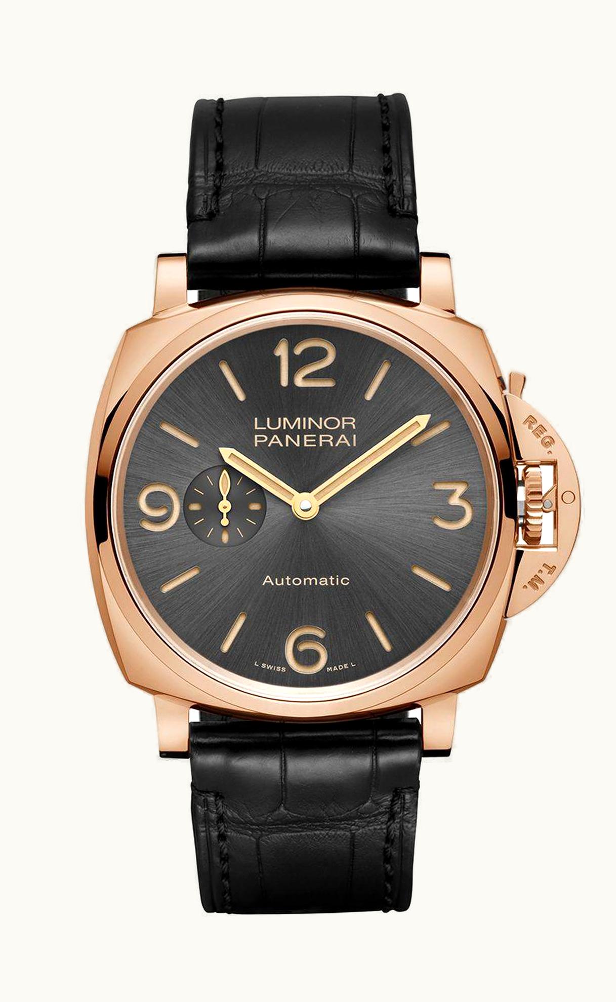 Panerai Luminor Due 45 3 Days Automatic Red Gold / Grey