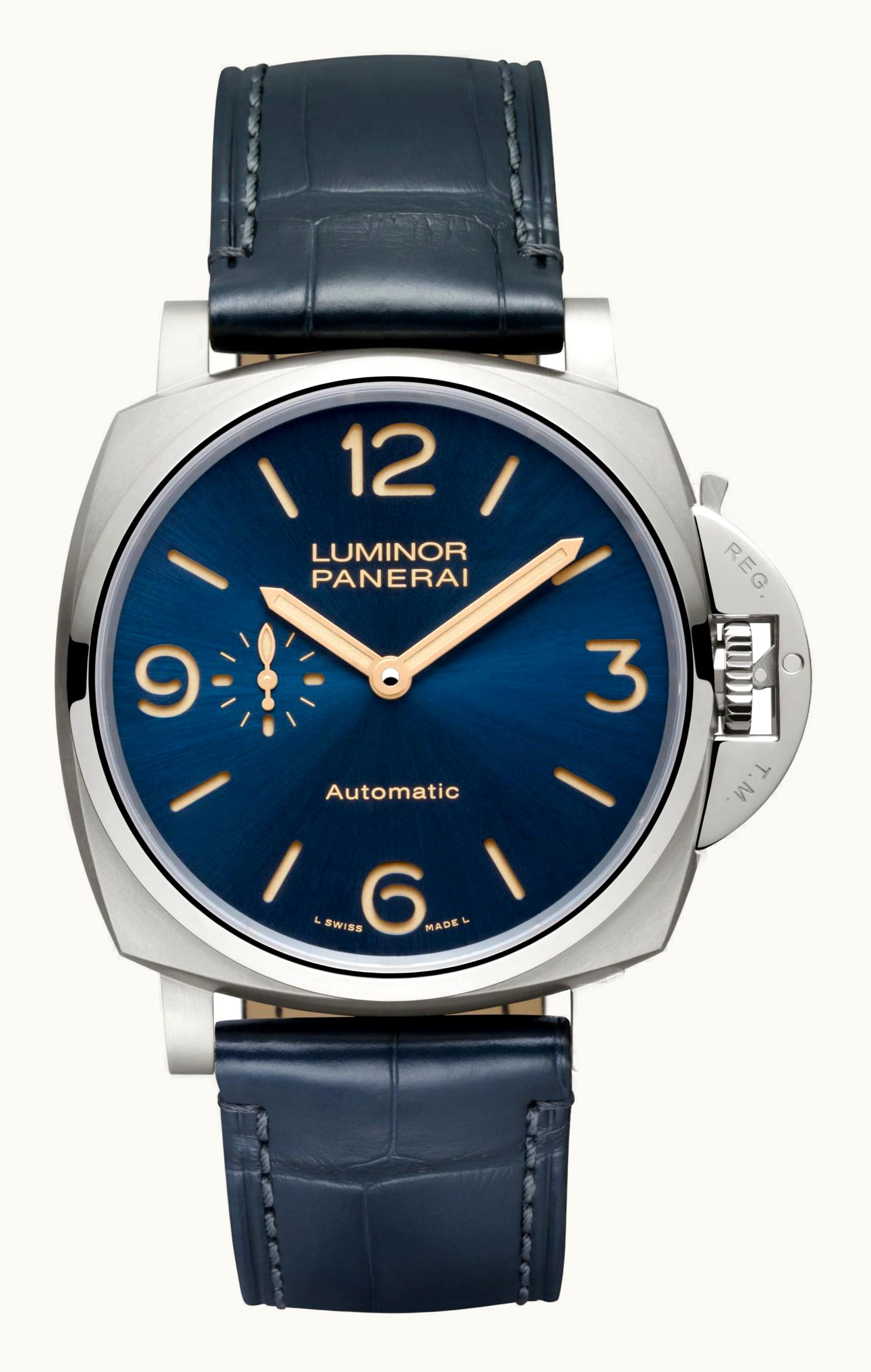 Panerai Luminor Due 45 3 Days Automatic Titanio / Blue