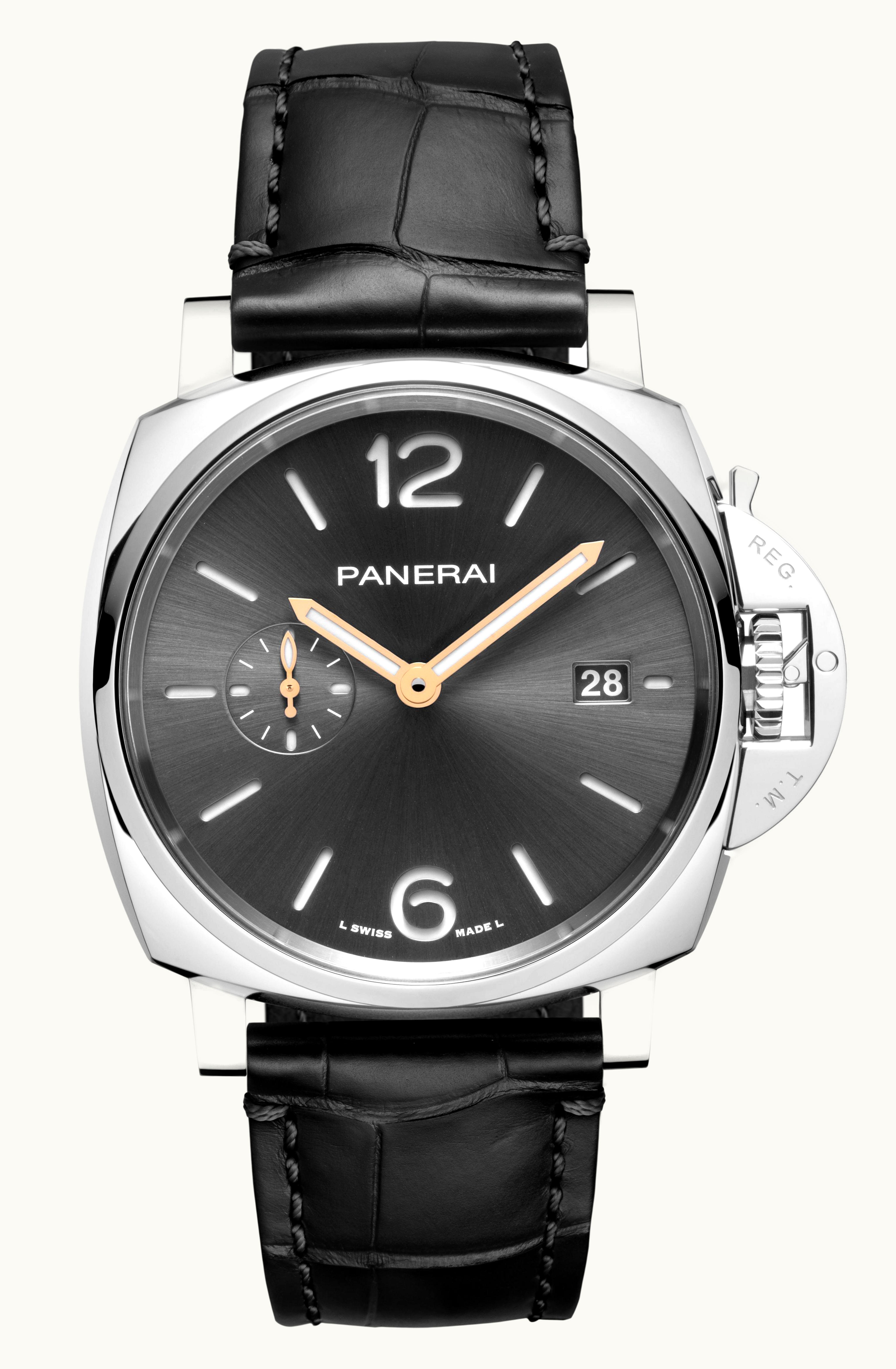Panerai Luminor Due 42 3 Days Date Stainless Steel / Grey