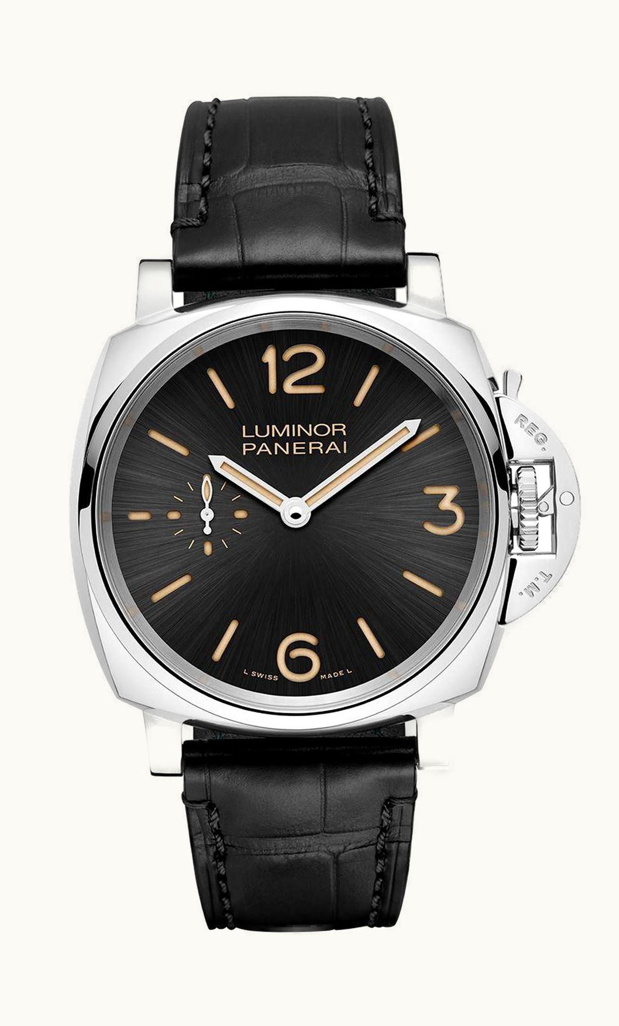 Panerai Luminor Due 42 3 Days Stainless Steel / Black
