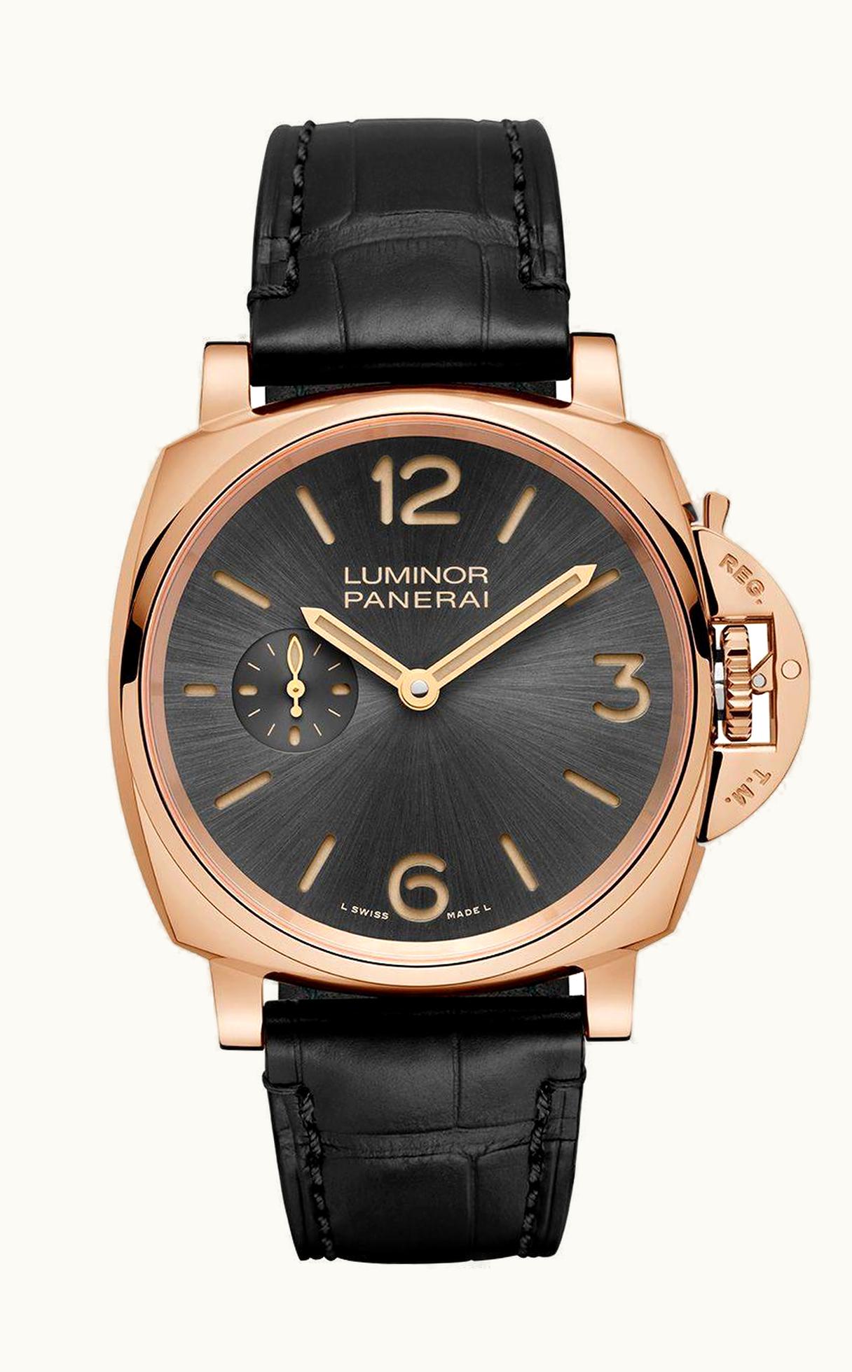 Panerai Luminor Due 42 3 Days Red Gold / Grey