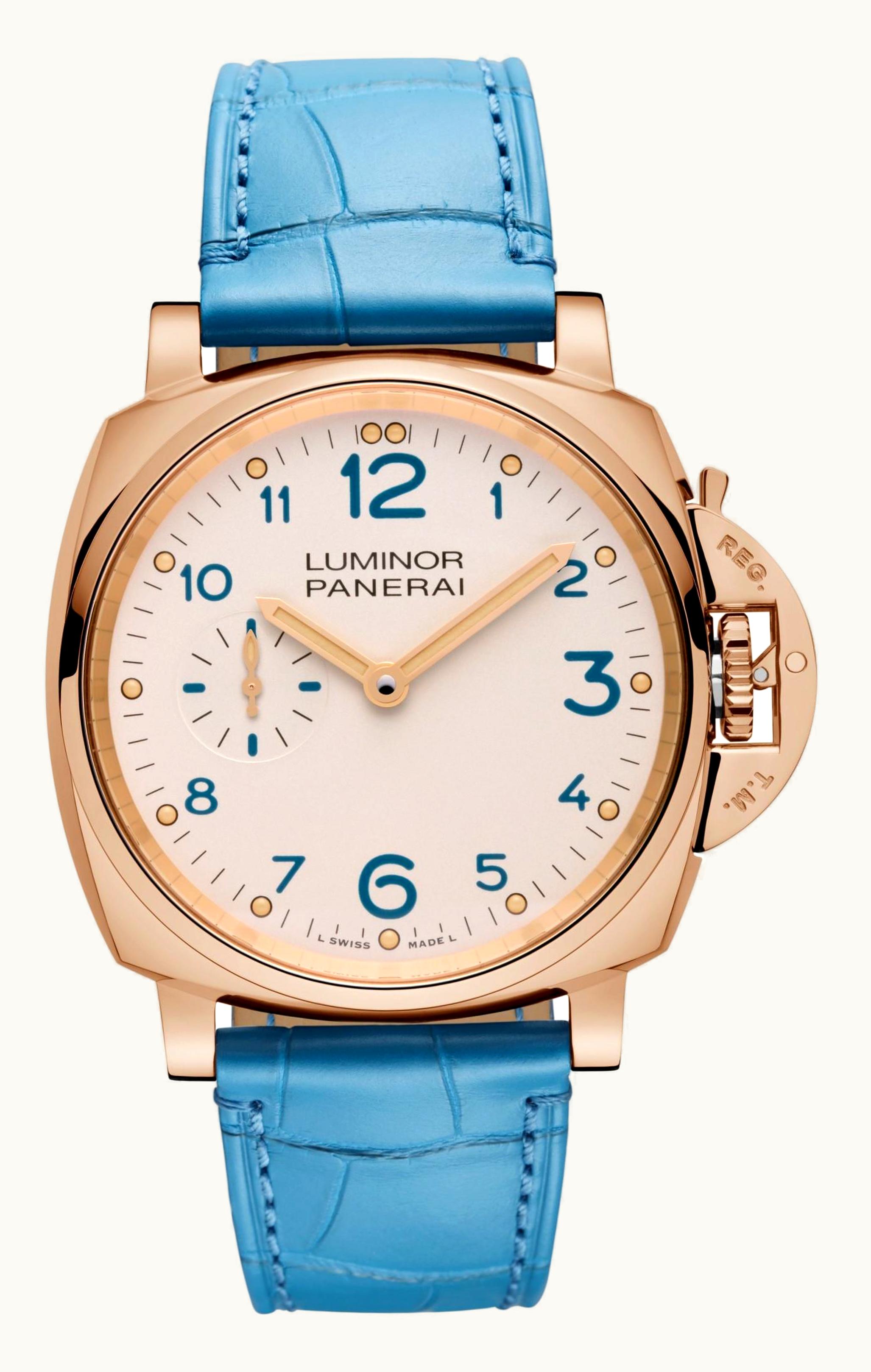 Panerai Luminor Due 42 3 Days Red Gold / White