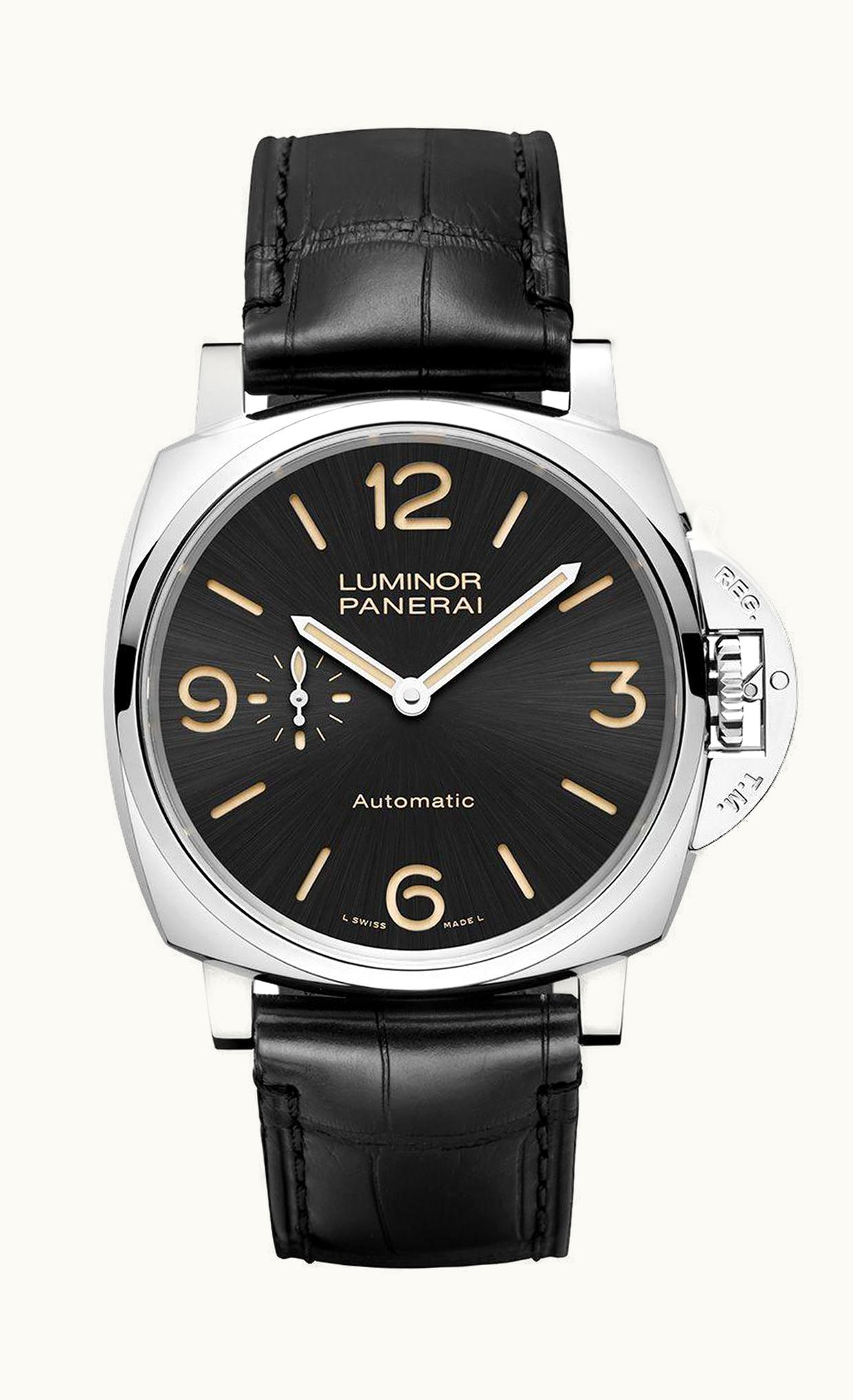 Panerai Luminor Due 45 3 Days Automatic Acciaio / Cortina