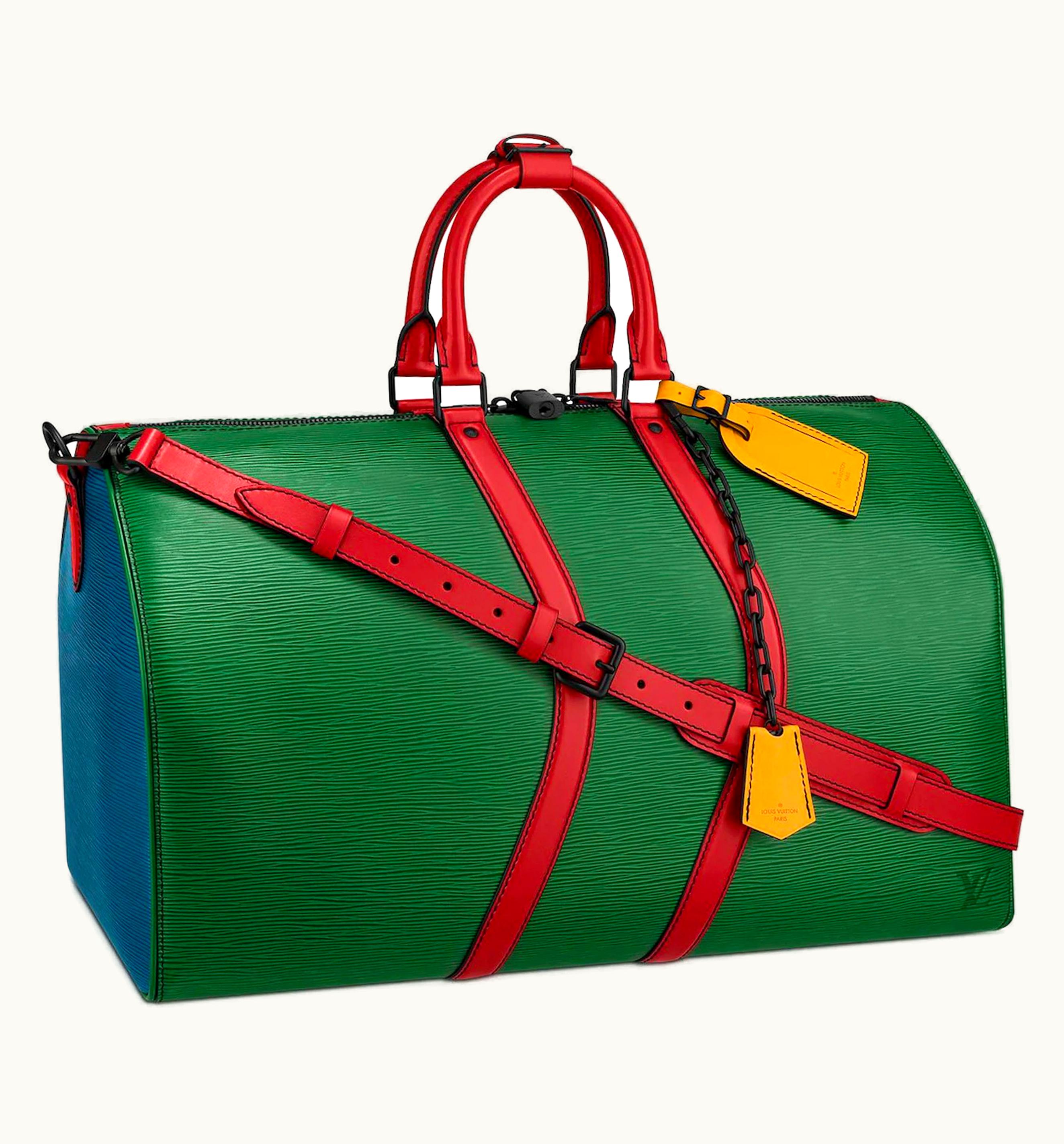 Louis Vuitton Louis Vuitton Keepall Bandouliere Wavy 50 Epi Colorblock