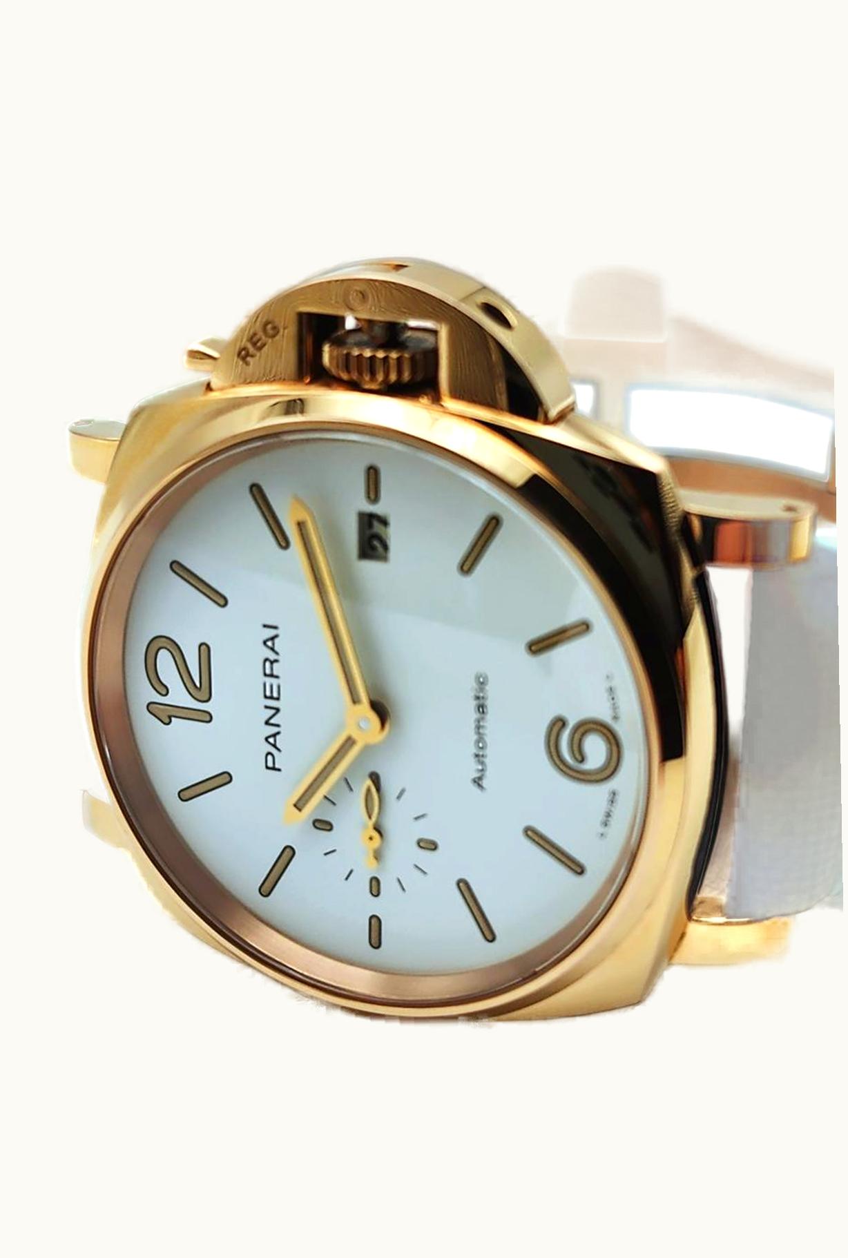 Panerai Luminor Due 42 Automatic Goldtech / White