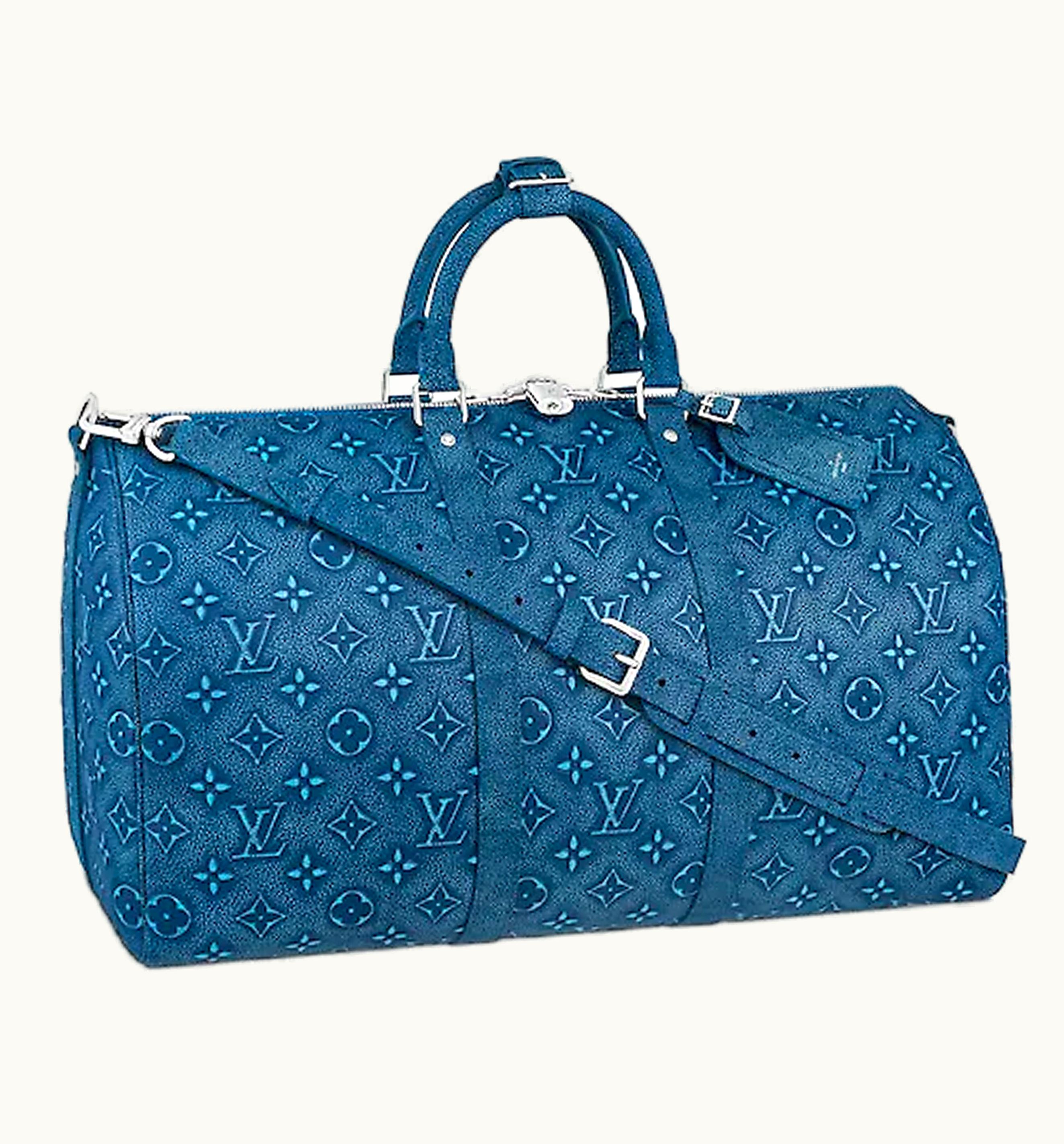 Louis Vuitton Louis Vuitton Keepall 50 Monogram Dark Blue M21375