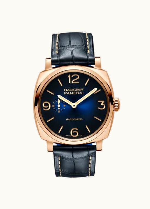 Panerai Radiomir 1940 45 3 Days Automatic Red Gold / Blue / Mediterraneo