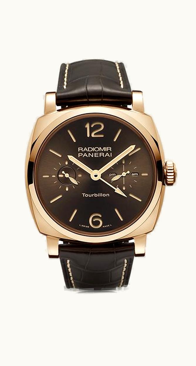Panerai Radiomir 1940 Tourbillon GMT Oro Rosso