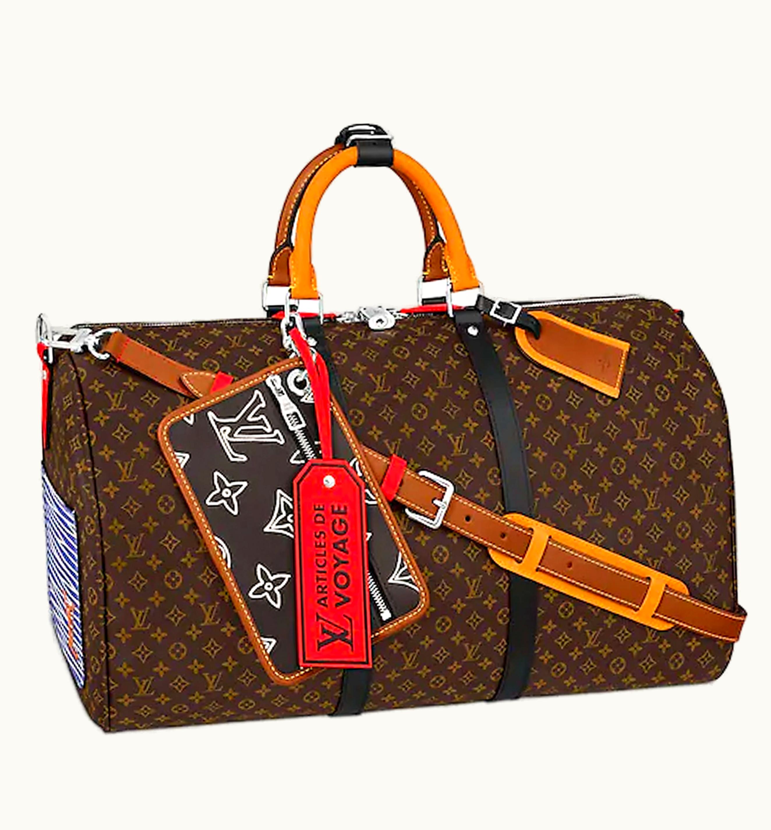 Louis Vuitton Louis Vuitton Louis Vuitton Keepall 50 "Patchwork" FW21 (M56855)