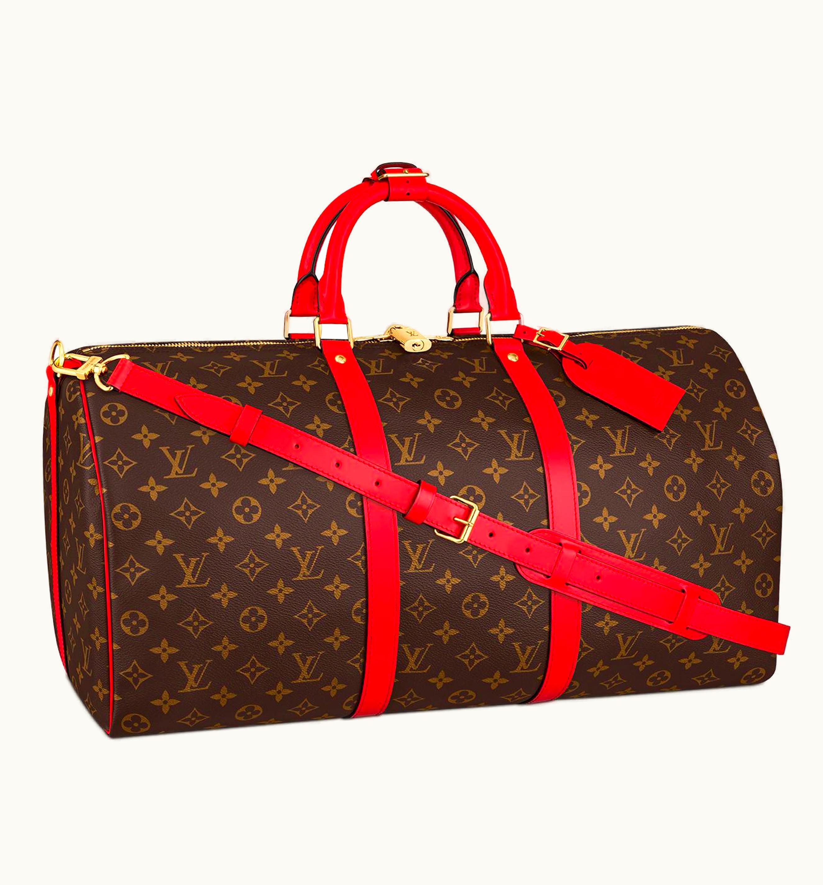 Louis Vuitton Louis Vuitton Keepall Bandouliere 50 Red Coquelicot (M44740)